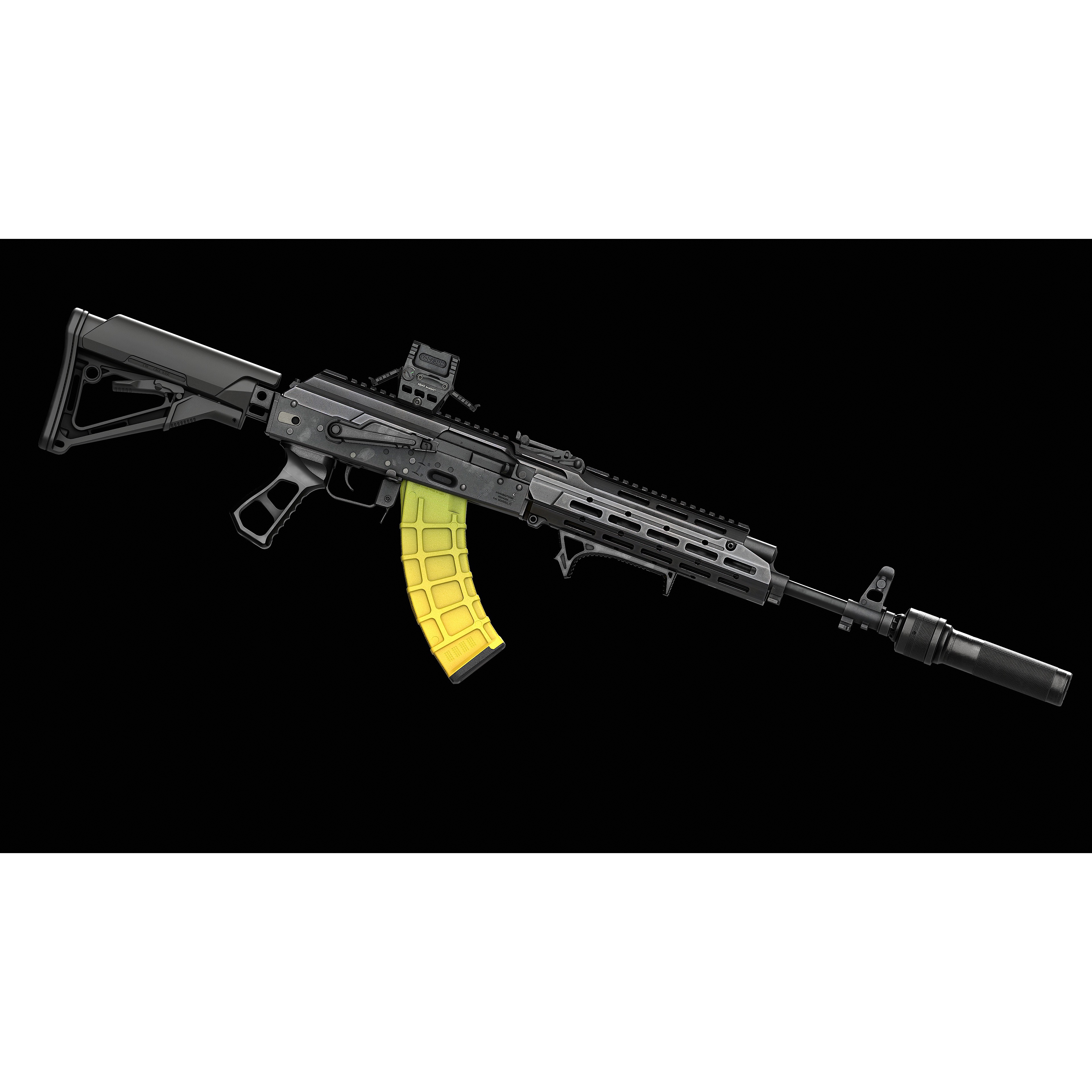 AK 103-104 - Low-Poly Game-Ready 3D Model - View 48