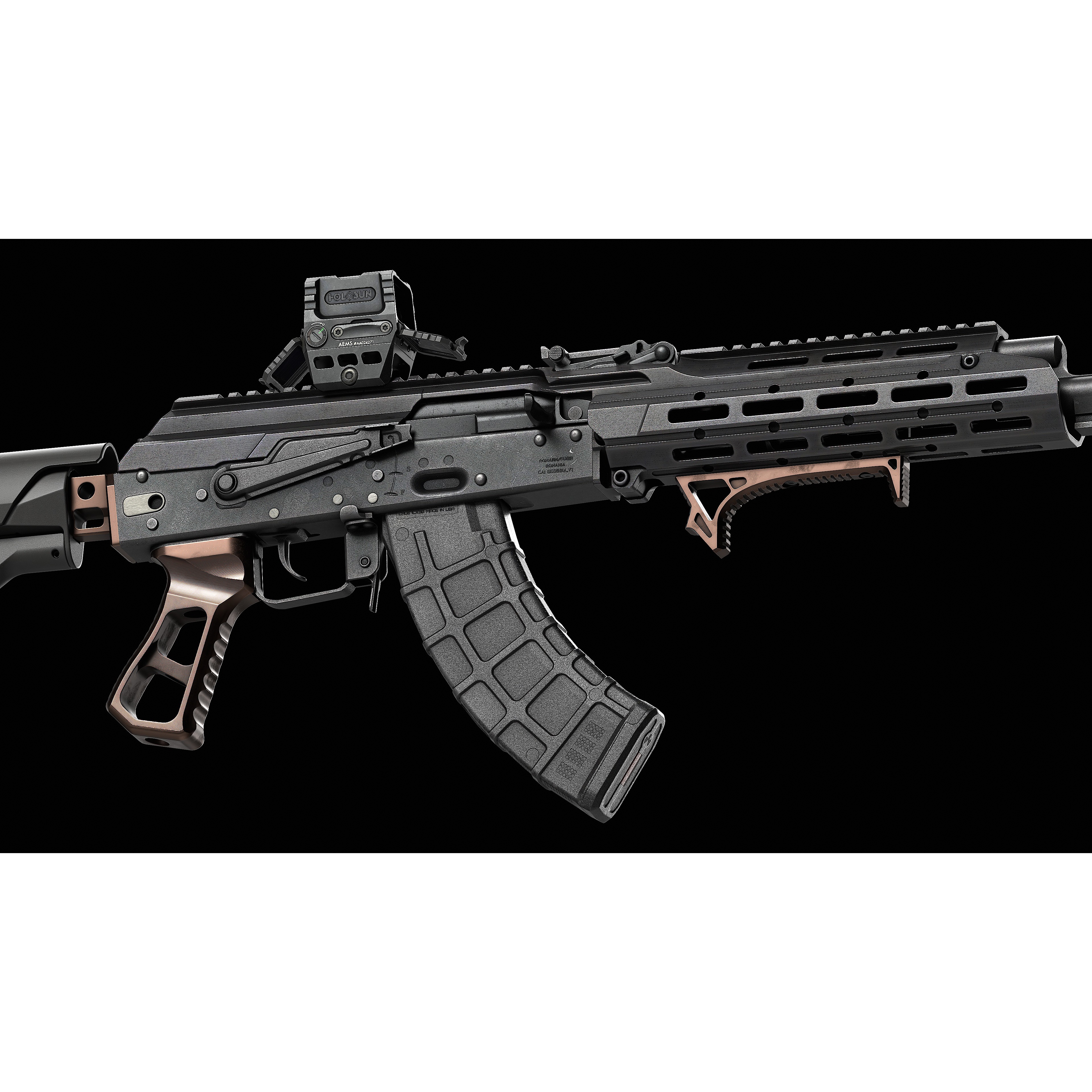 AK 103-104 - Low-Poly Game-Ready 3D Model - View 60