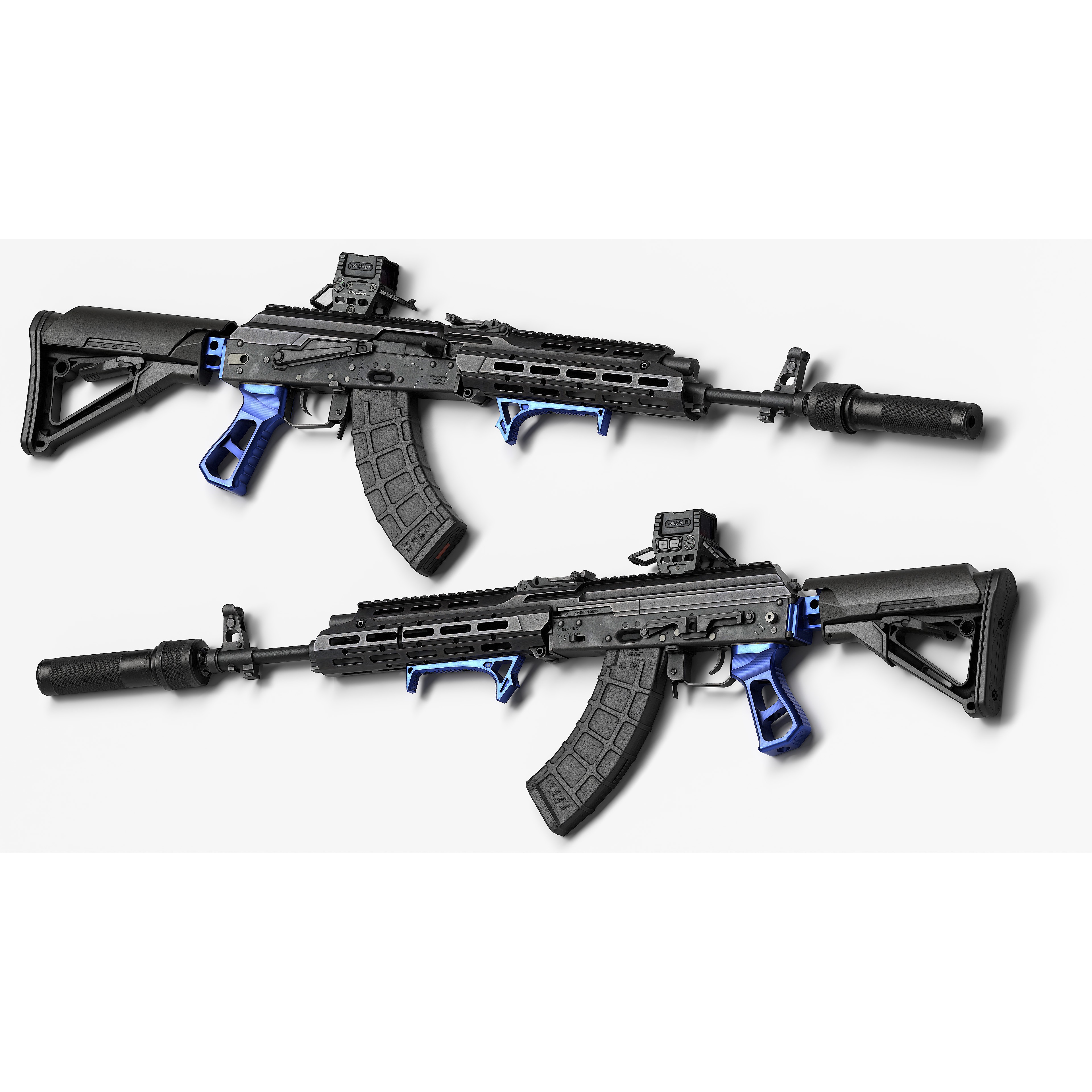 AK 103-104 - Low-Poly Game-Ready 3D Model - View 7