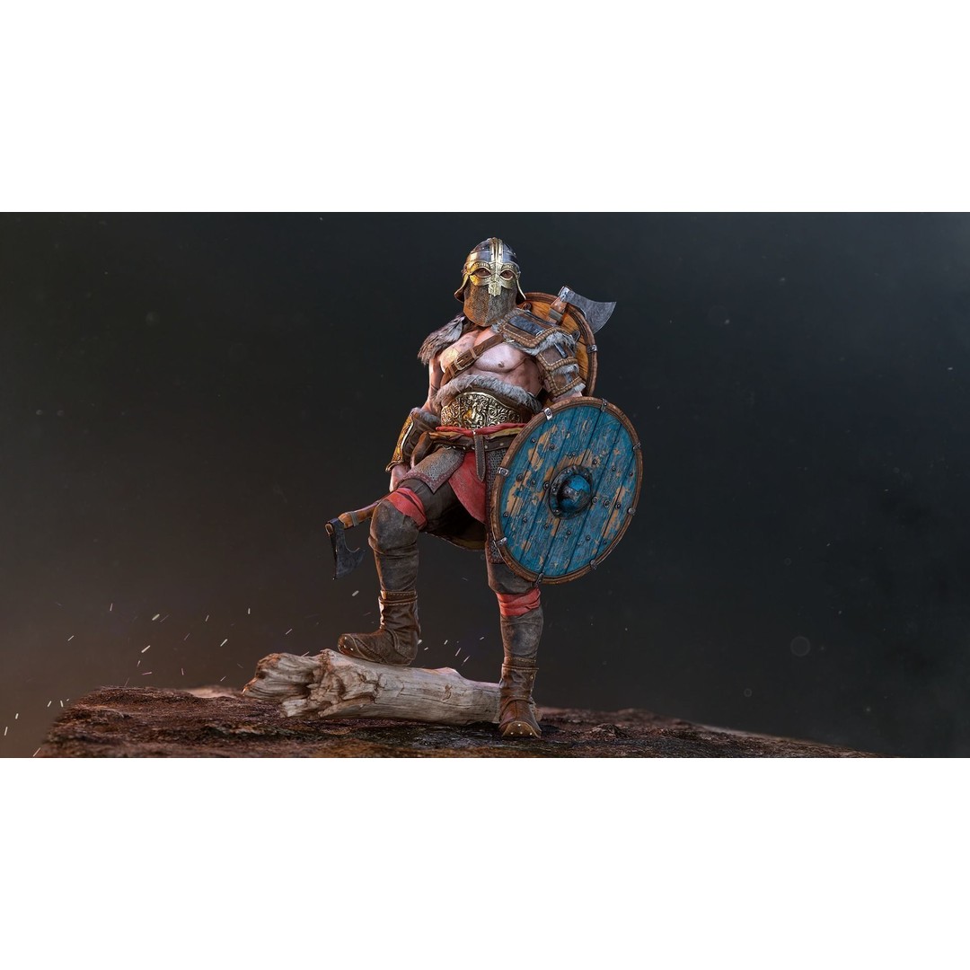 Bjorn Viking 3D Model – Low Poly Character, Rigged, PBR Textures - View 4