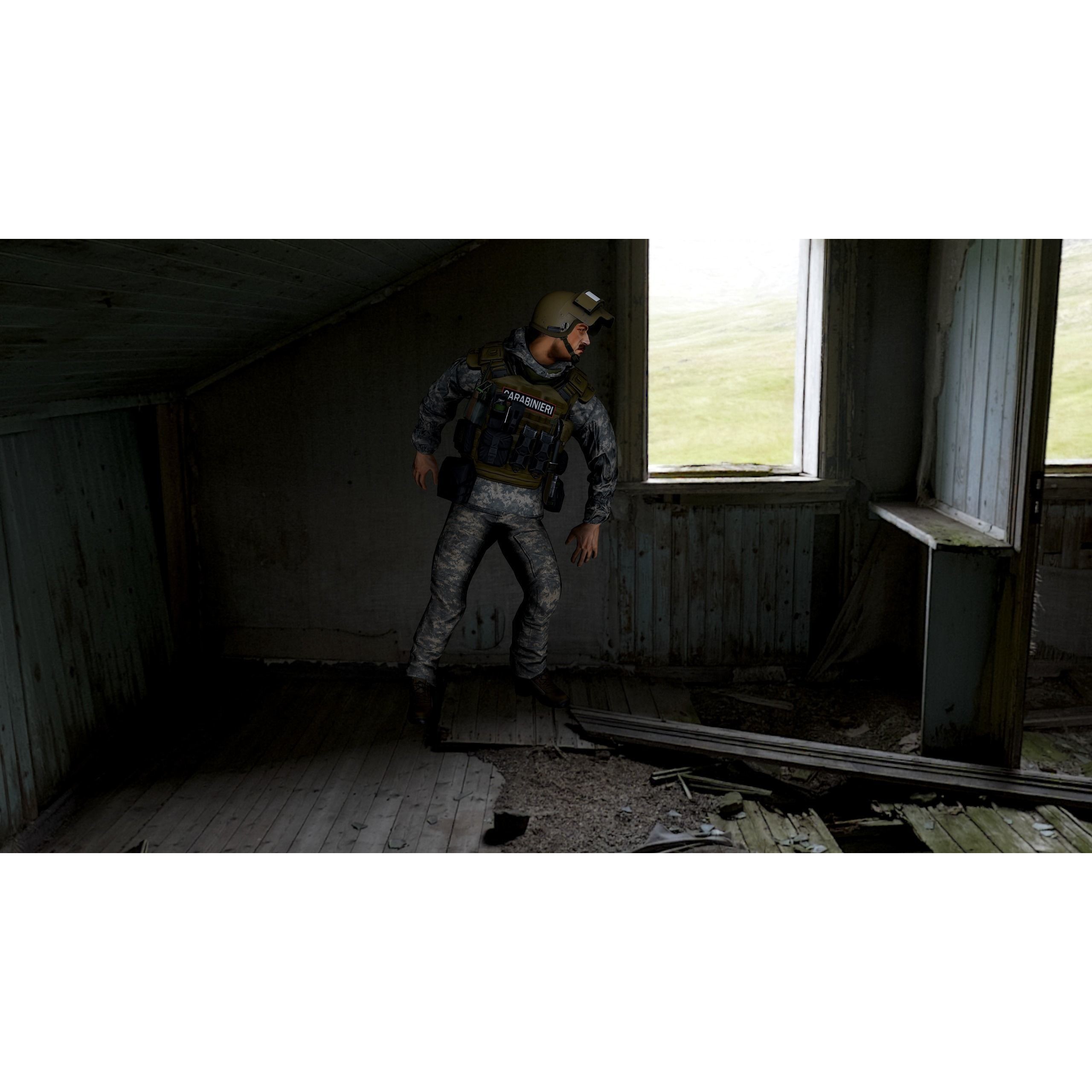 Modular Military Character - Low-Poly Game-Ready 3D Model - View 19