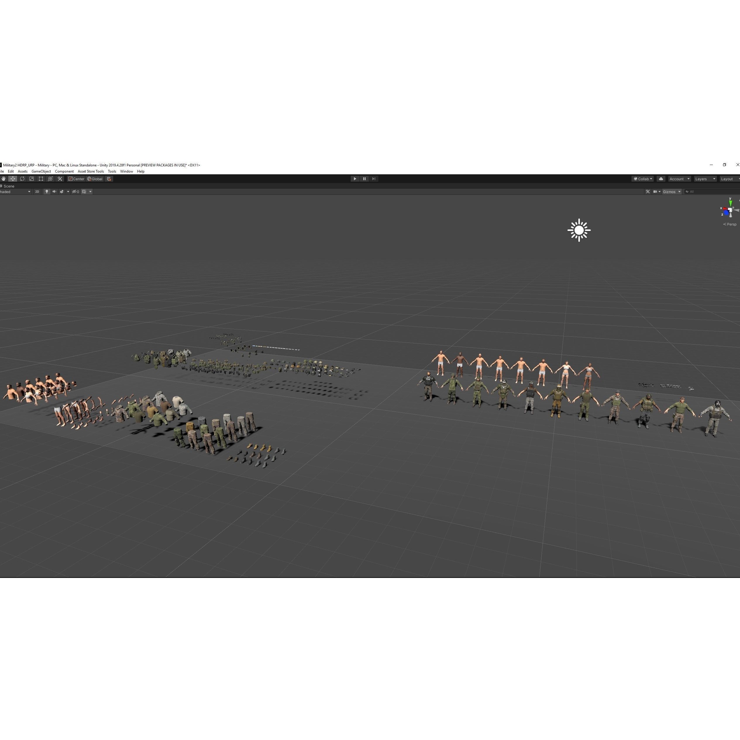Modular Military Character - Low-Poly Game-Ready 3D Model - View 29