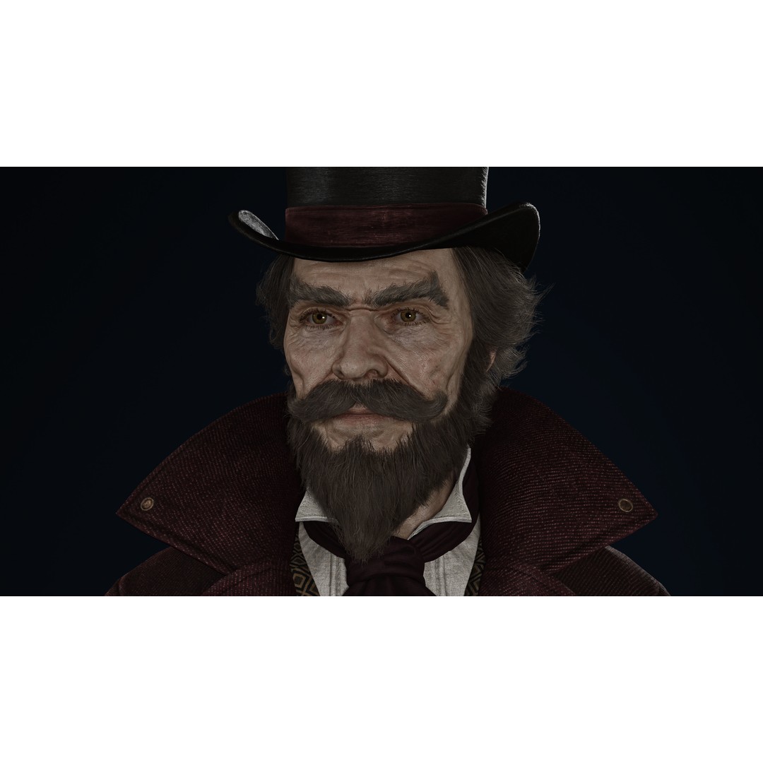 Dollsmith 3D Model – Low Poly Character with Blendshapes, FBX - View 12