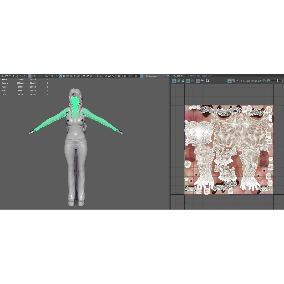 Madison 3D Model – Realistic Young Girl Character, Game Ready, FBX