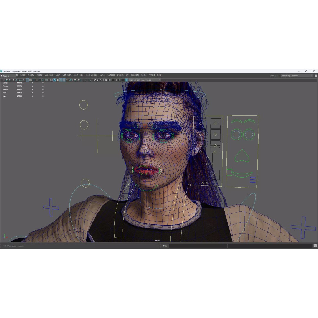 Medieval Female Character 3D Model – Stylized Low-Poly Game Asset, FBX - View 19