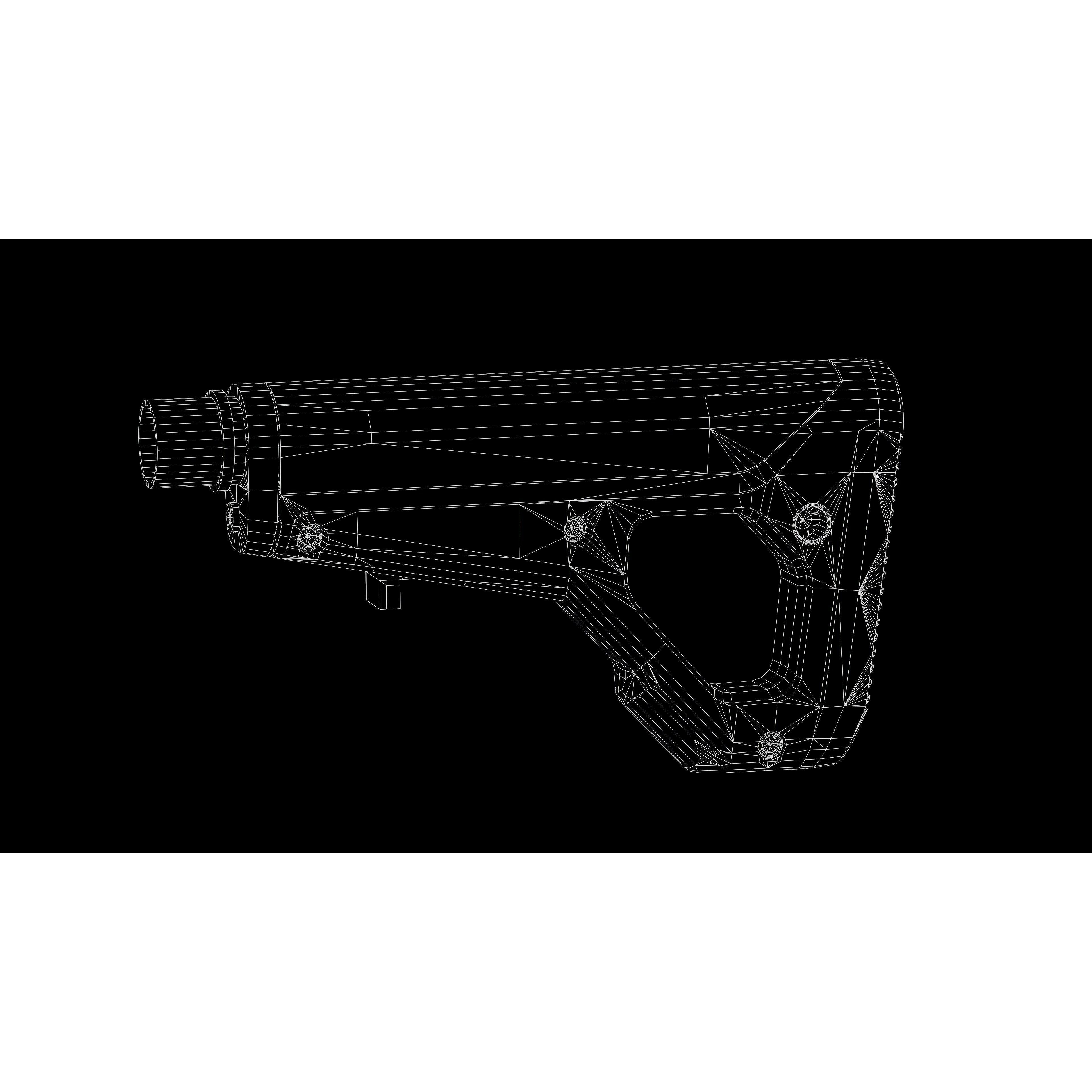 Mossberg 590 Tactical Shotgun - Low-Poly Game-Ready 3D Model