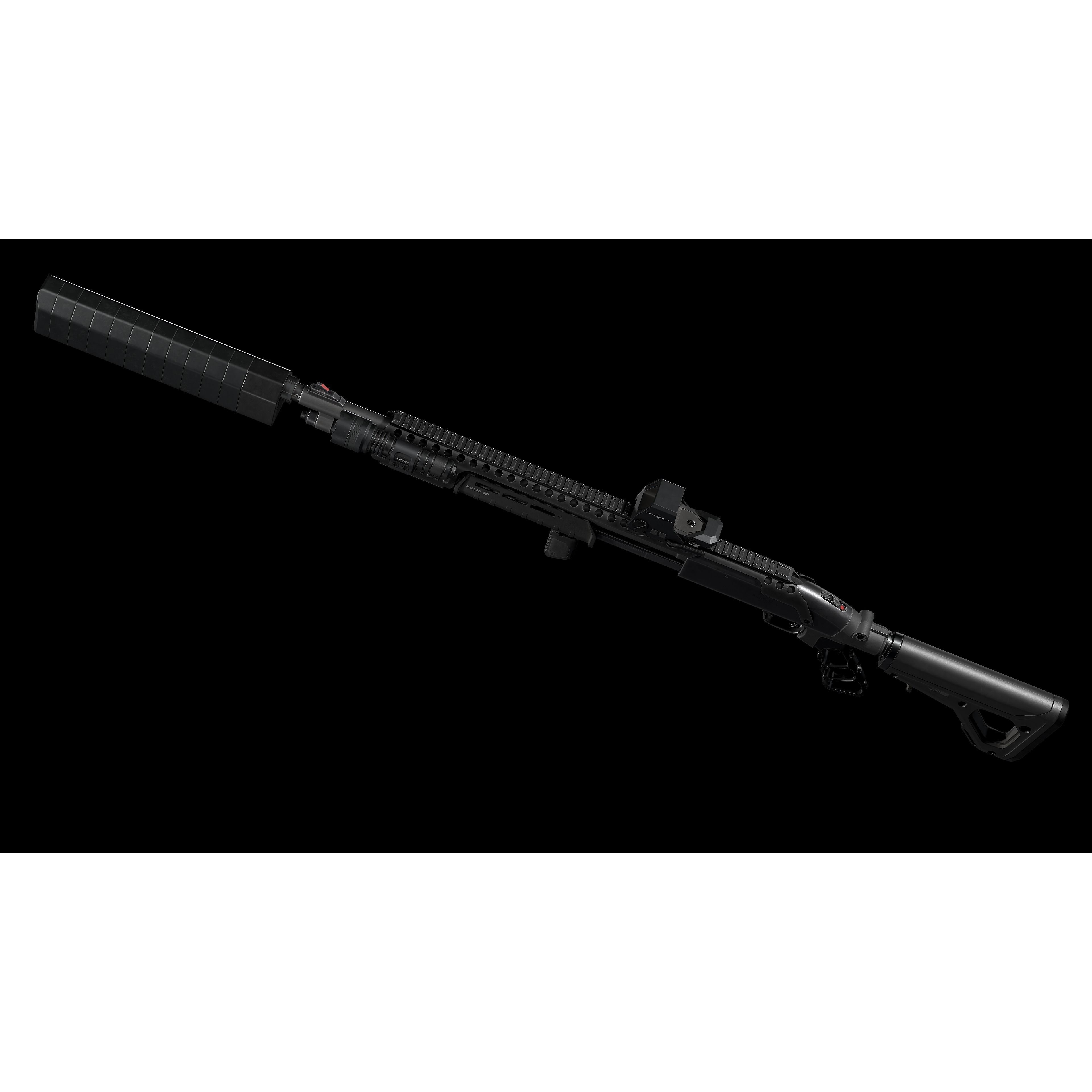 Mossberg 590 Tactical Shotgun - Low-Poly Game-Ready 3D Model - View 17