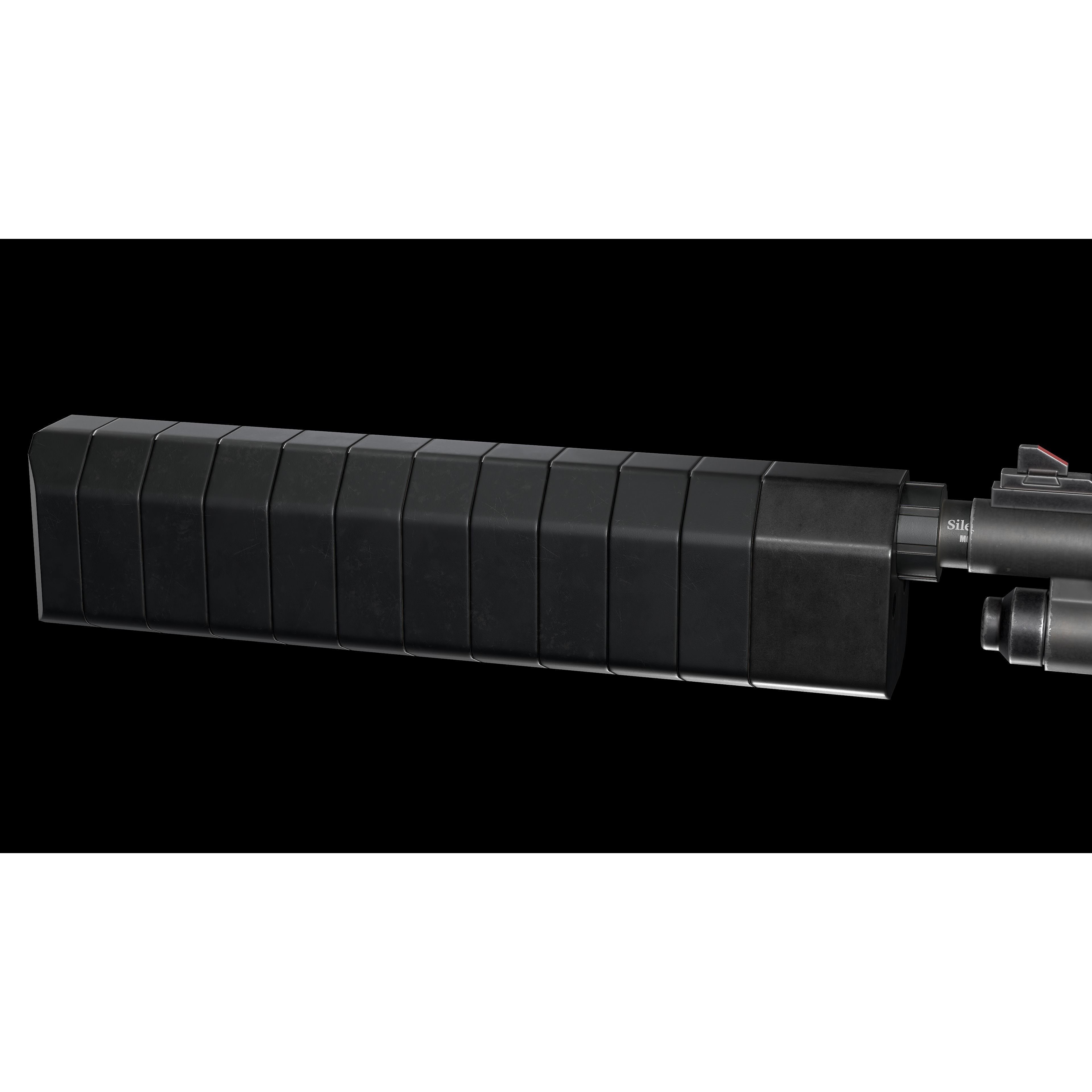 Mossberg 590 Tactical Shotgun - Low-Poly Game-Ready 3D Model - View 21