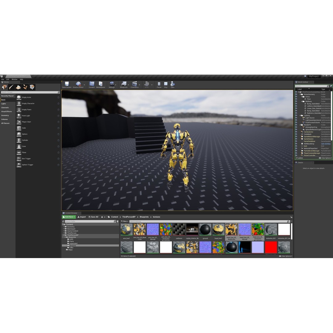 Robot Character 3D Model – Low Poly Game Ready, FBX, Blender - View 19
