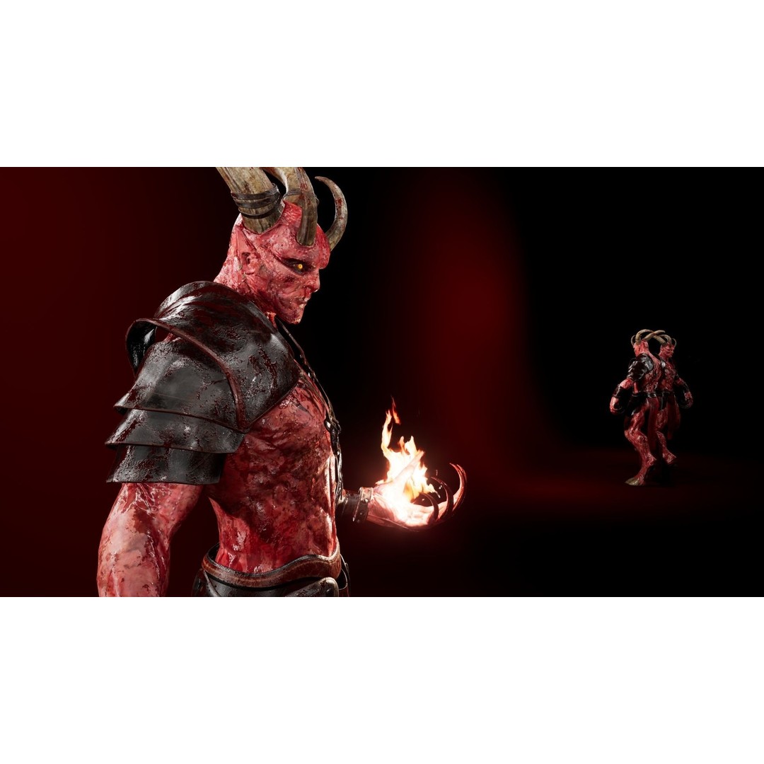 Azrakul Demon 3D Model – Low Poly Game-Ready Character, FBX, PBR - View 10