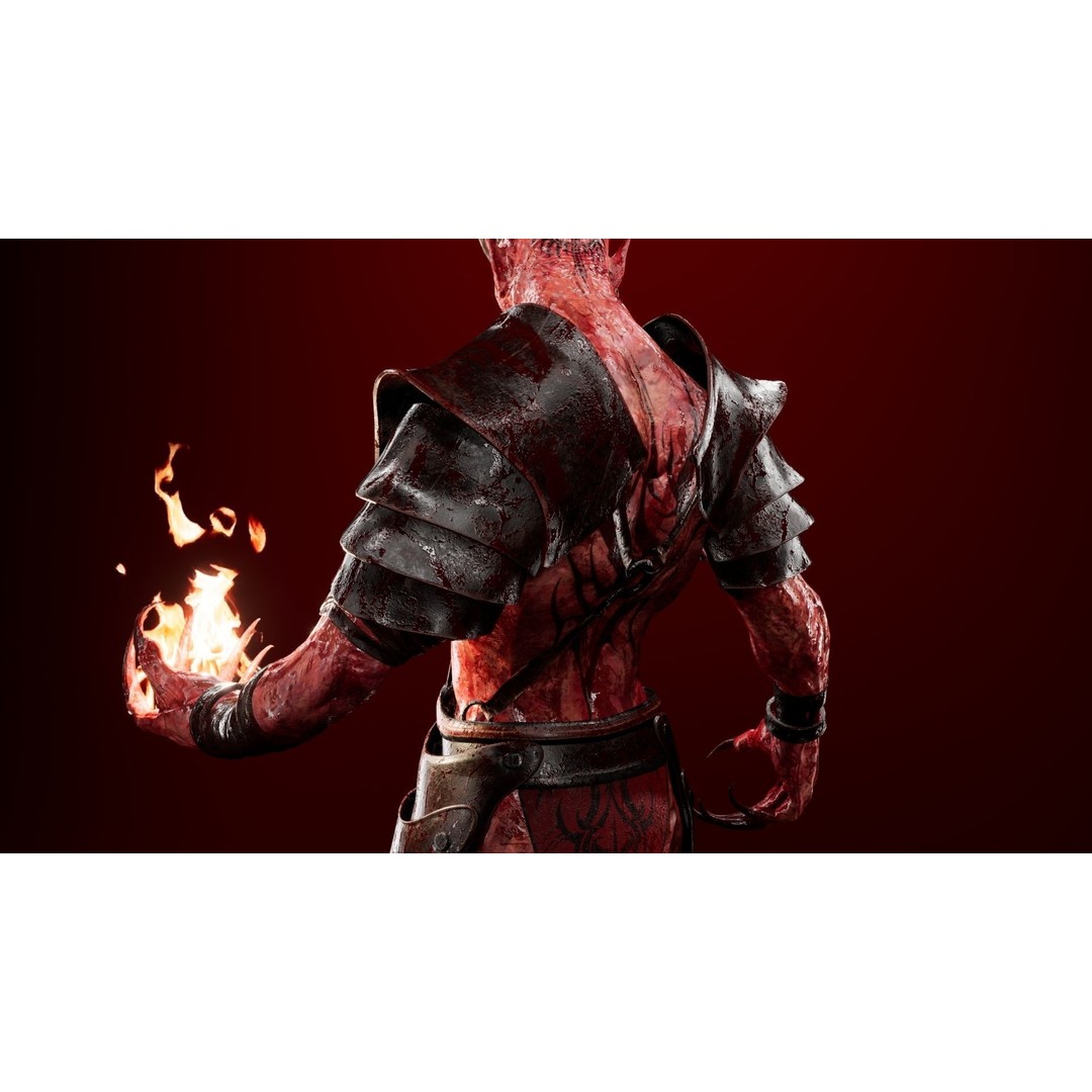 Azrakul Demon 3D Model – Low Poly Game-Ready Character, FBX, PBR - View 13