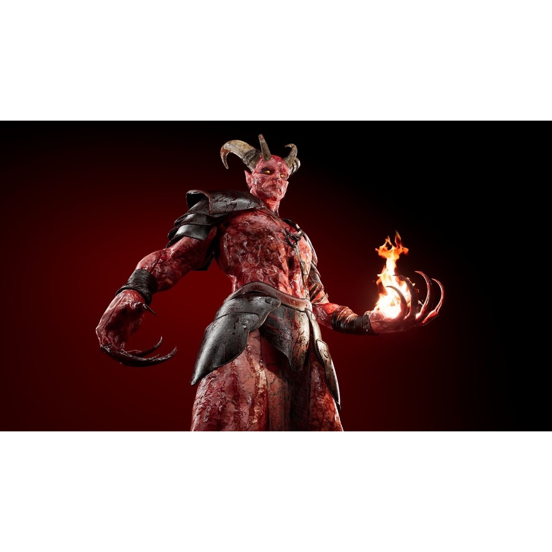 Azrakul Demon 3D Model – Low Poly Game-Ready Character, FBX, PBR - View 17
