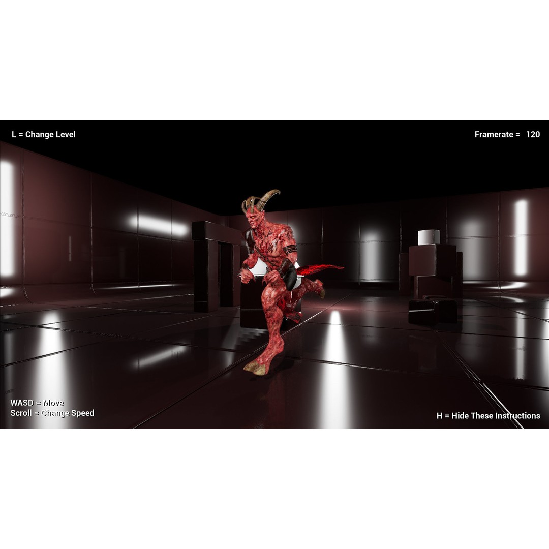 Azrakul Demon 3D Model – Low Poly Game-Ready Character, FBX, PBR - View 19