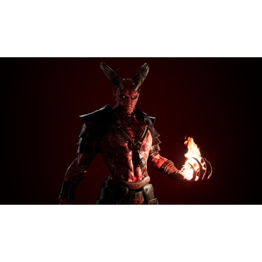 Azrakul Demon 3D Model – Low Poly Game-Ready Character, FBX, PBR - View 20