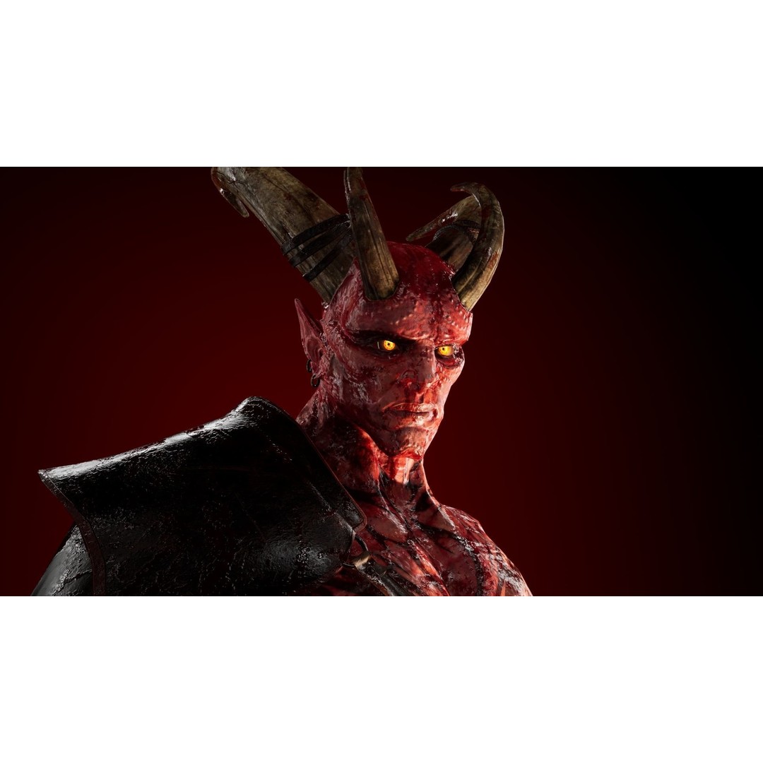Azrakul Demon 3D Model – Low Poly Game-Ready Character, FBX, PBR - View 23