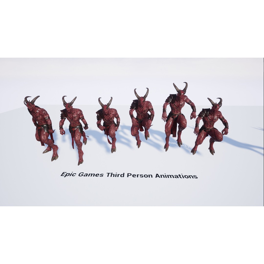 Azrakul Demon 3D Model – Low Poly Game-Ready Character, FBX, PBR - View 28