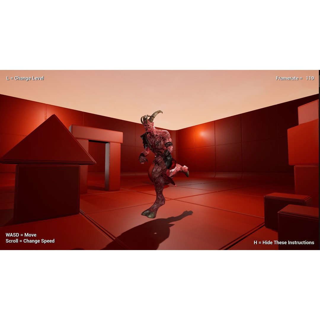 Azrakul Demon 3D Model – Low Poly Game-Ready Character, FBX, PBR - View 35