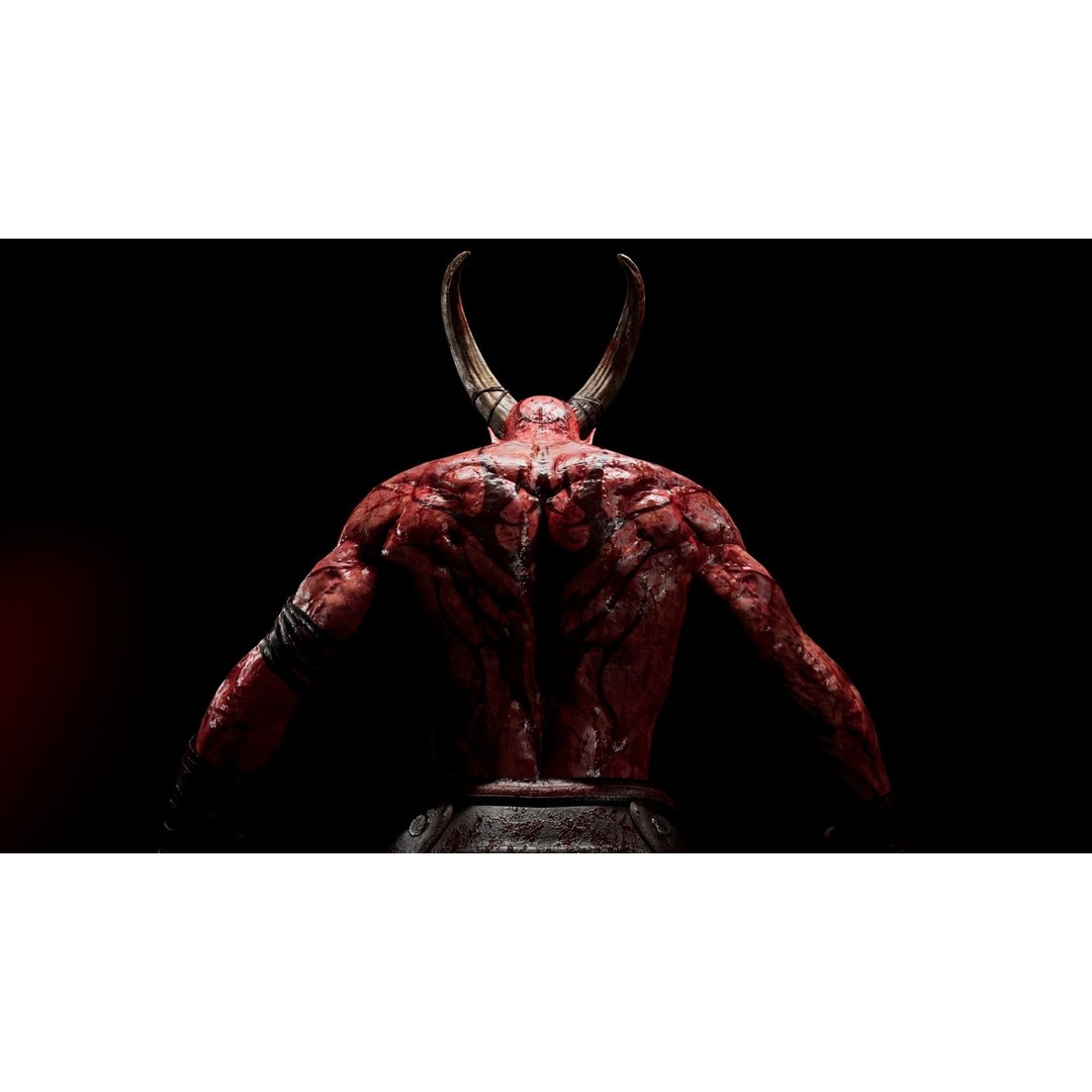 Azrakul Demon 3D Model – Low Poly Game-Ready Character, FBX, PBR - View 5