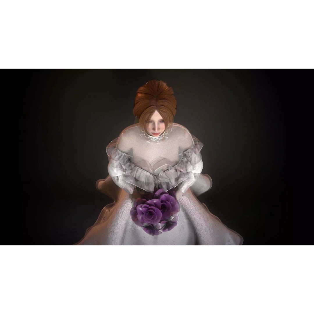 Bride 3D Model – Low Poly Rigged Character for Game Development, FBX - View 14