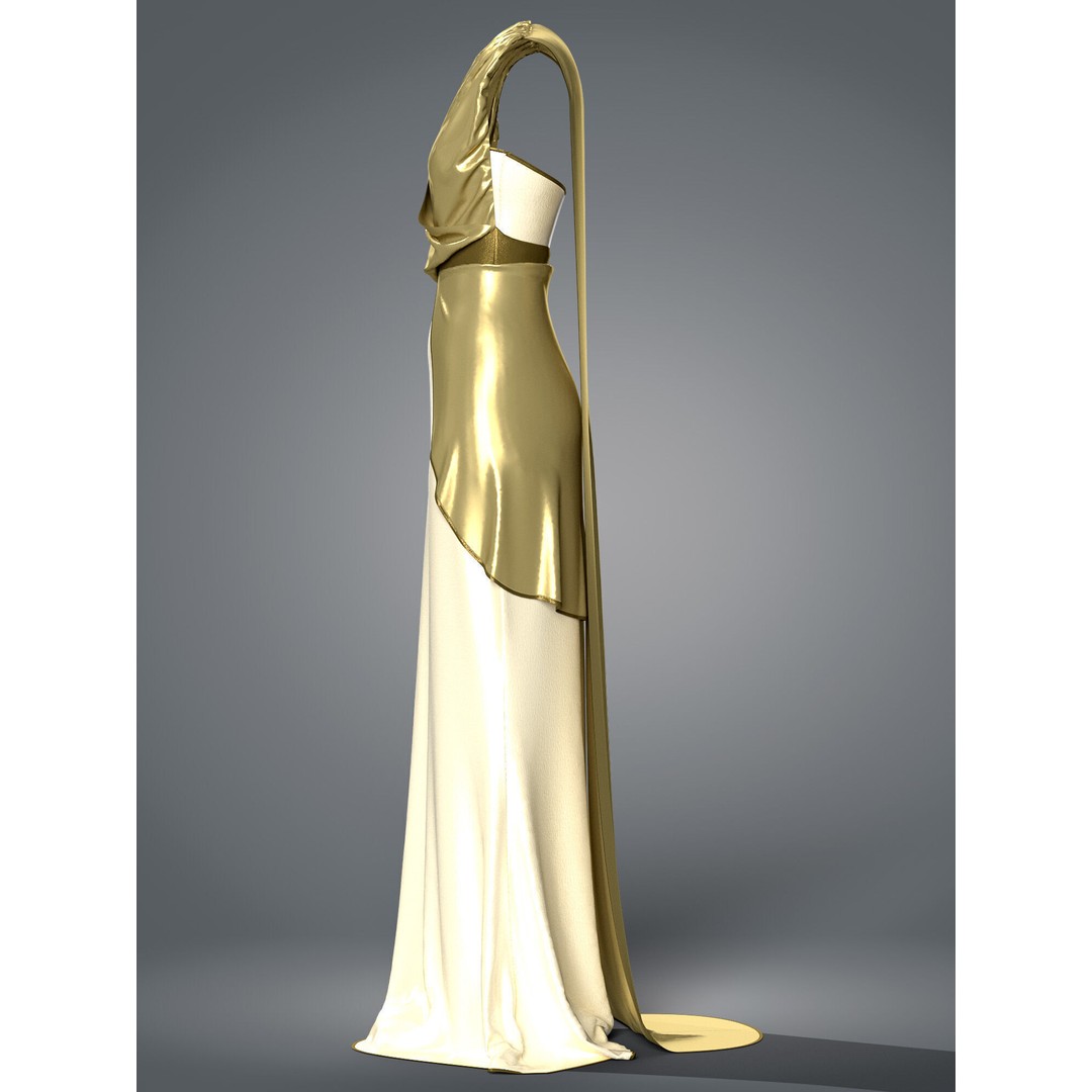 The Greek Grace Collection 3D Model – Elegant Women's Garments, FBX/OBJ