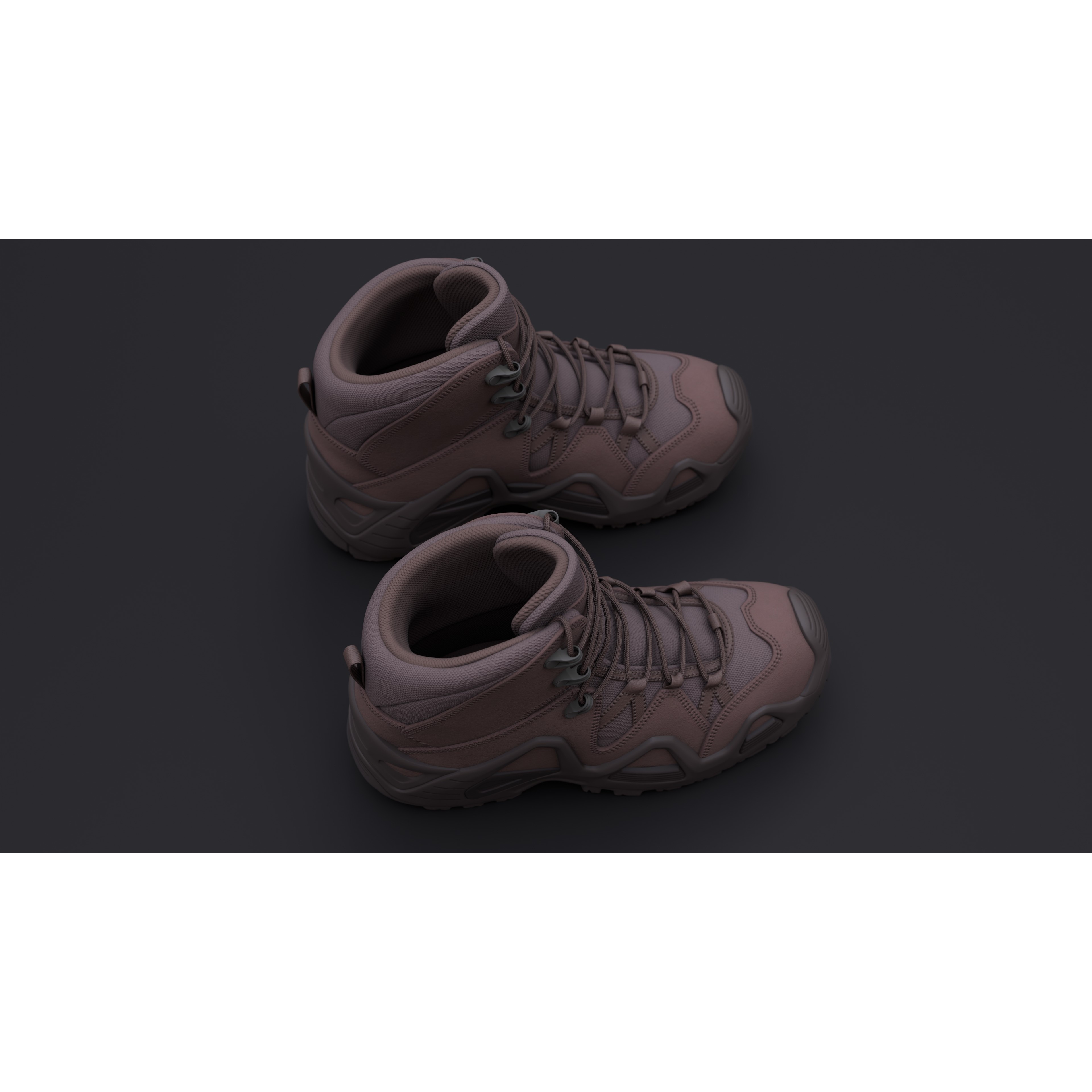 Lowa Zephyr Tactical Boots - Low-Poly Game-Ready 3D Model