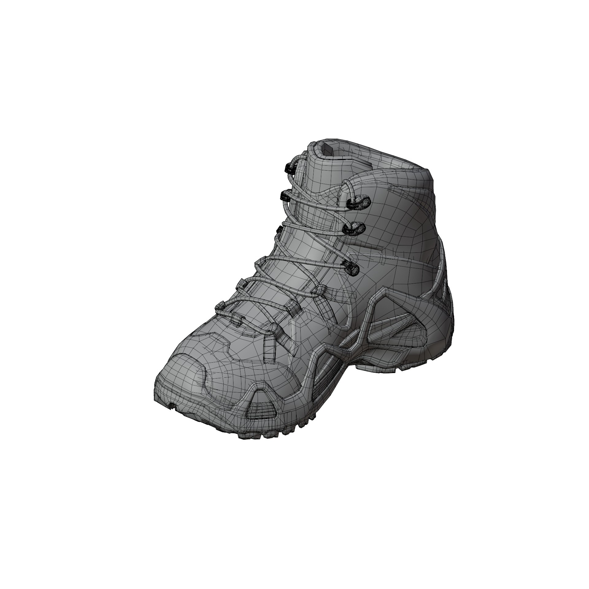 Lowa Zephyr Tactical Boots - Low-Poly Game-Ready 3D Model - View 18
