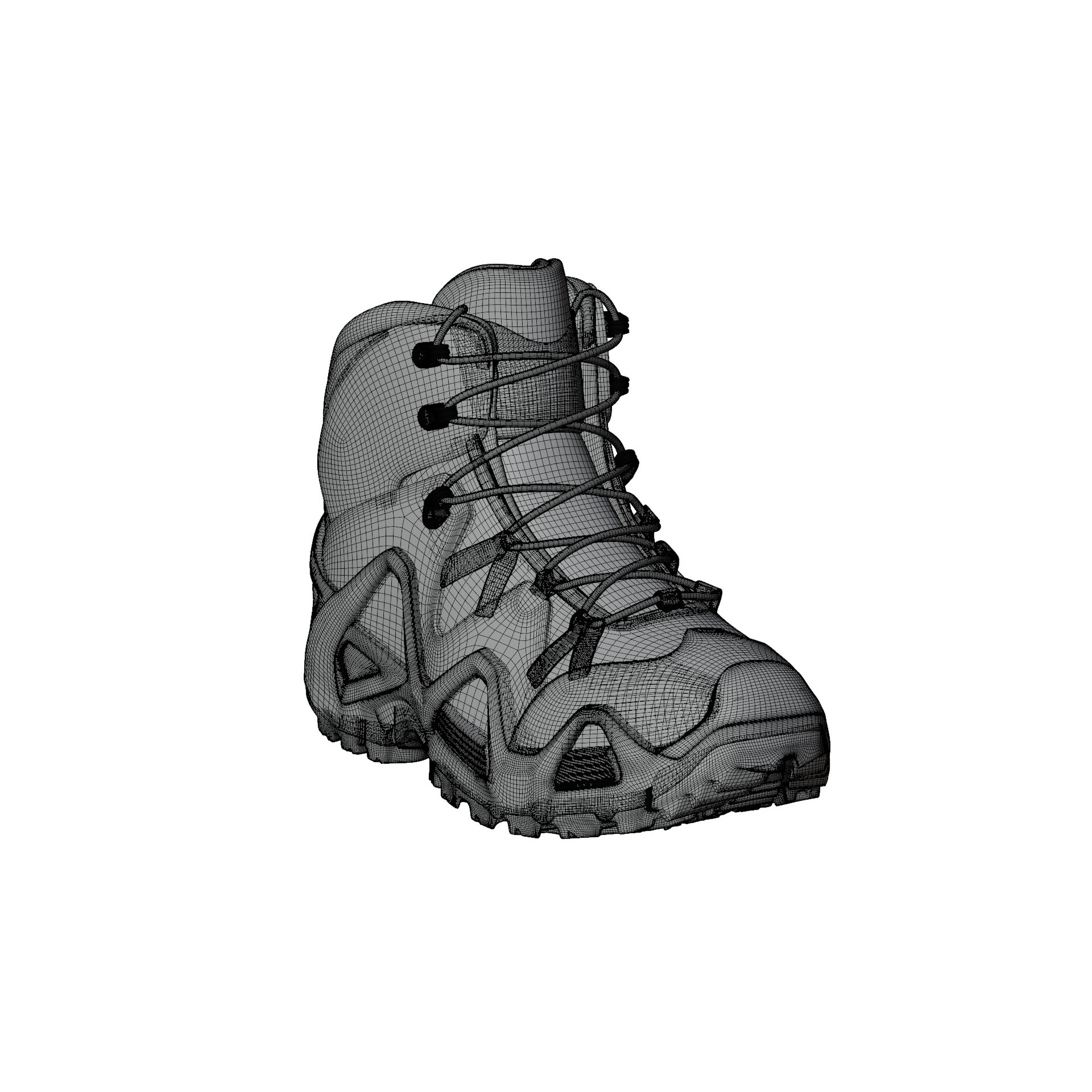 Lowa Zephyr Tactical Boots - Low-Poly Game-Ready 3D Model - View 23