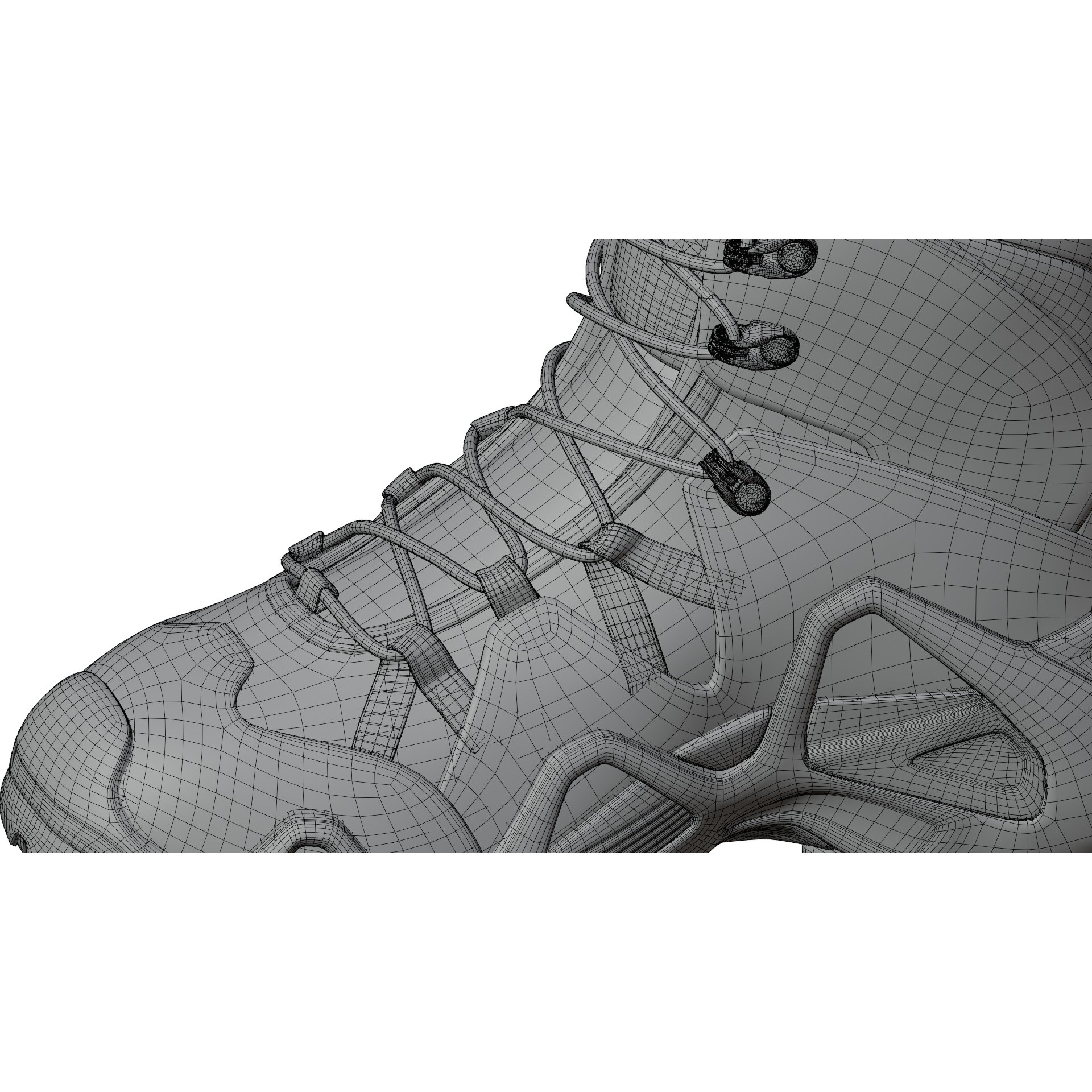 Lowa Zephyr Tactical Boots - Low-Poly Game-Ready 3D Model - View 28