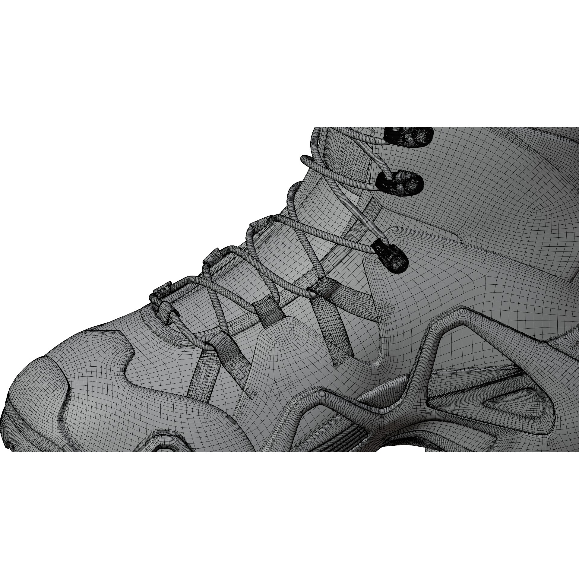Lowa Zephyr Tactical Boots - Low-Poly Game-Ready 3D Model - View 29