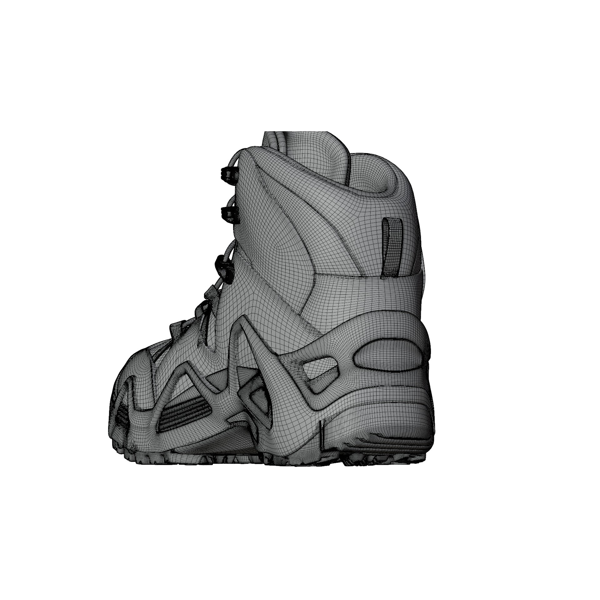 Lowa Zephyr Tactical Boots - Low-Poly Game-Ready 3D Model - View 32