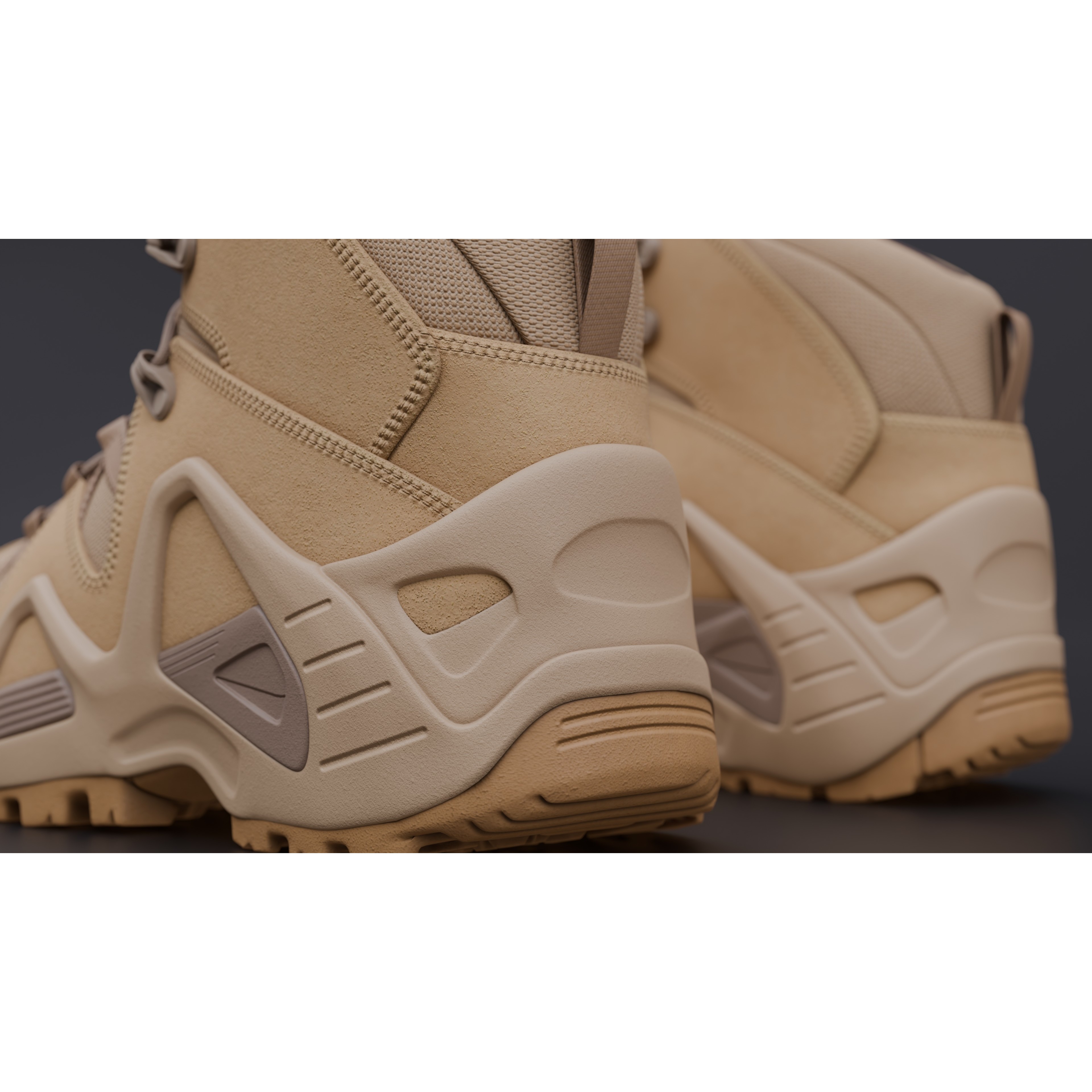 Lowa Zephyr Tactical Boots - Low-Poly Game-Ready 3D Model - View 35
