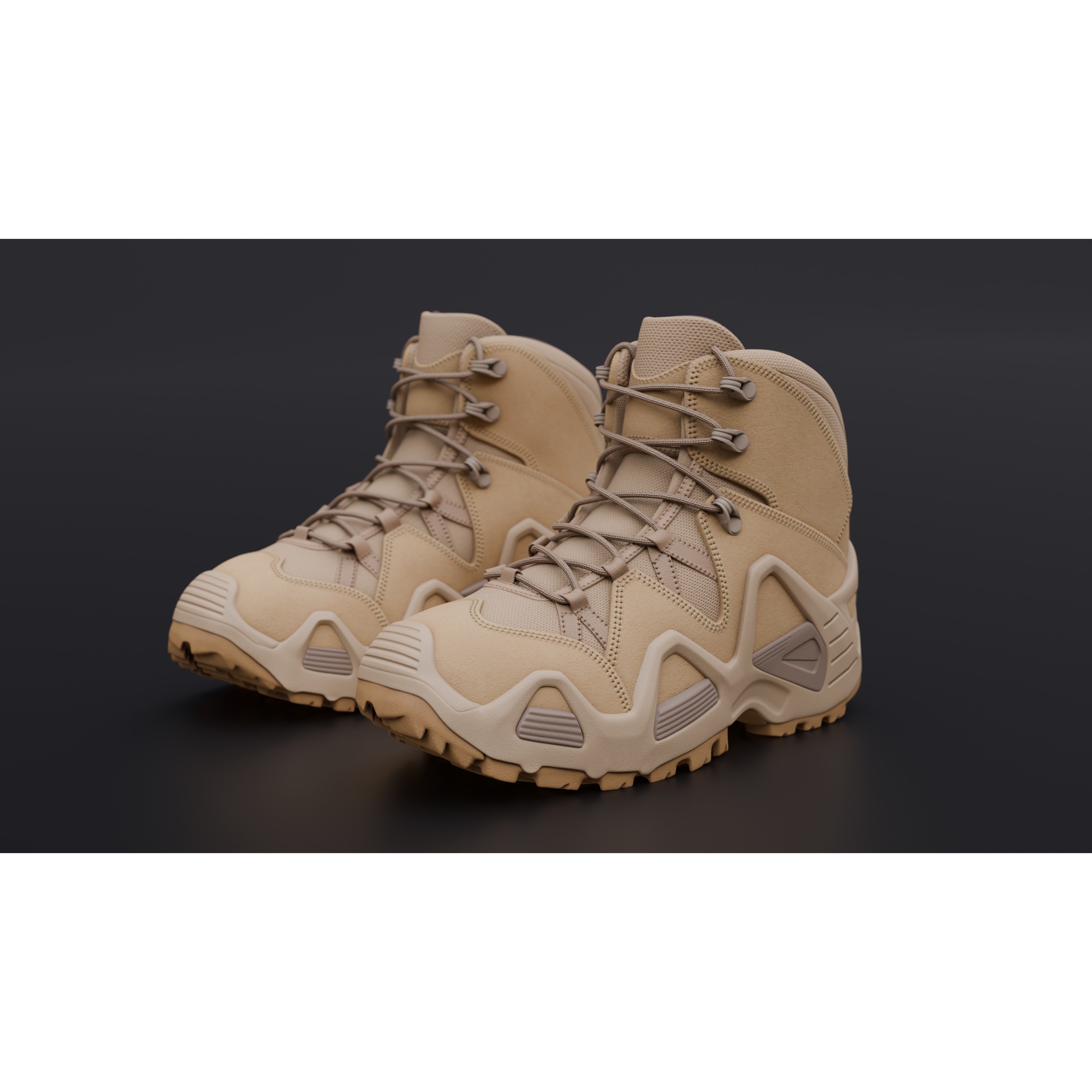 Lowa Zephyr Tactical Boots - Low-Poly Game-Ready 3D Model - View 40