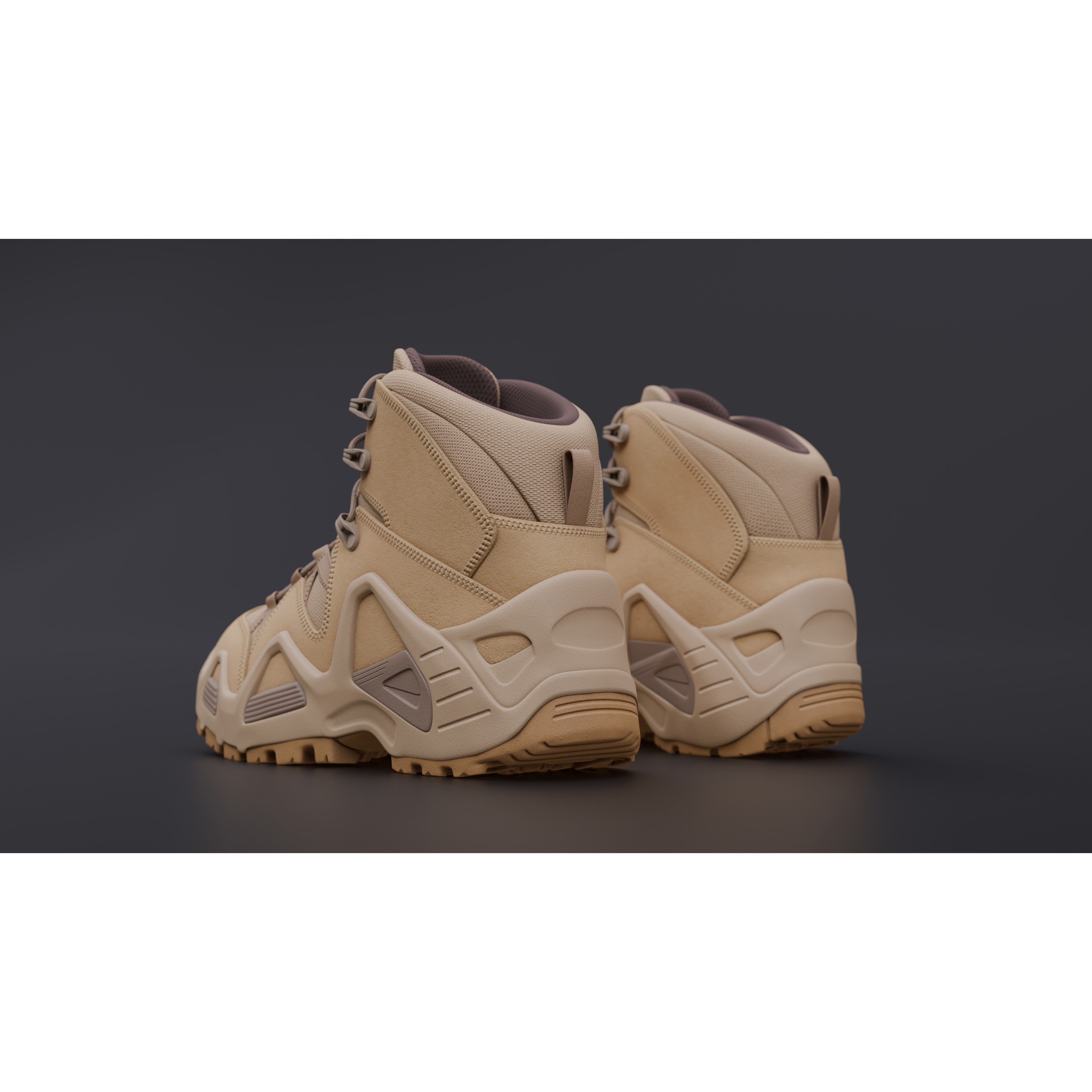 Lowa Zephyr Tactical Boots - Low-Poly Game-Ready 3D Model - View 41