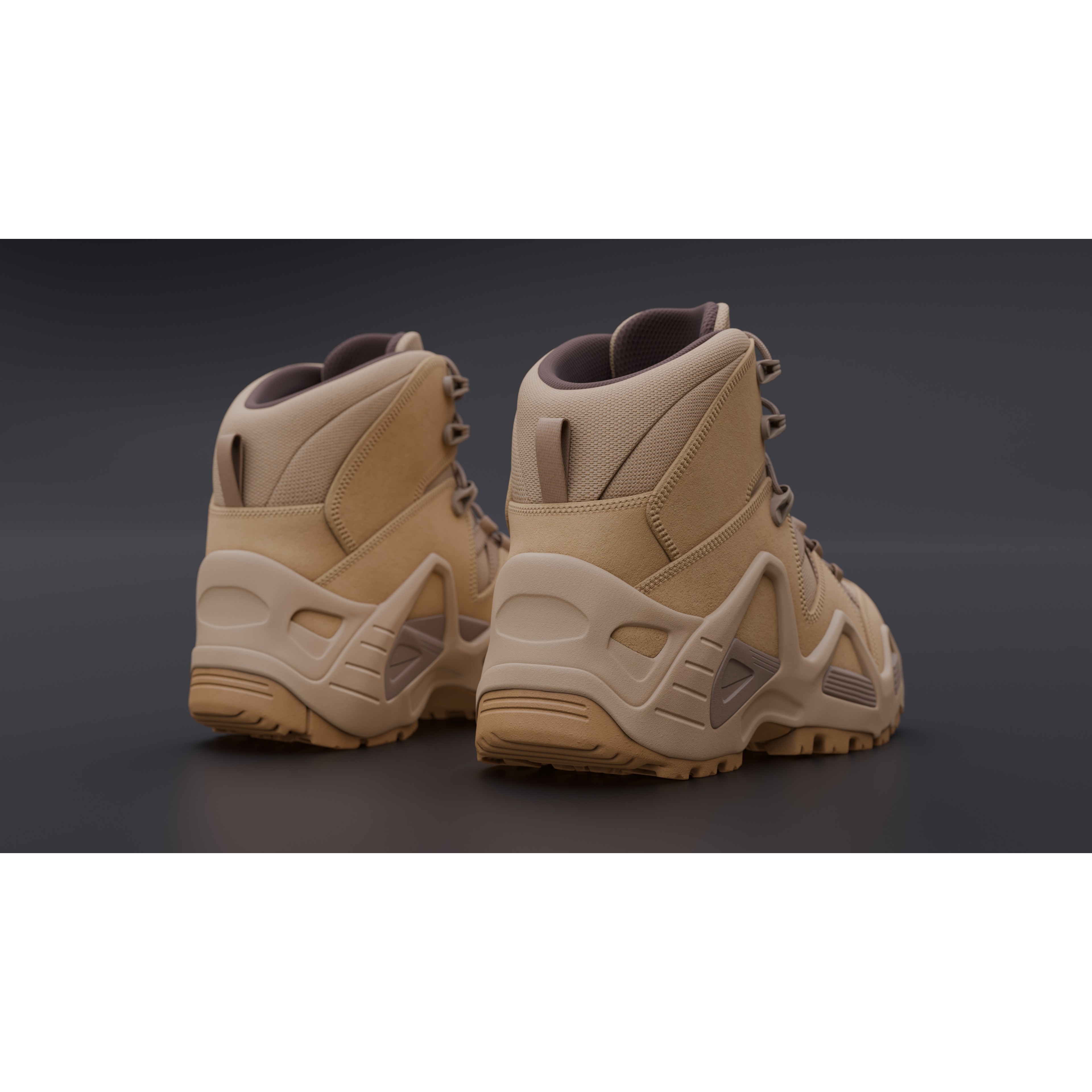 Lowa Zephyr Tactical Boots - Low-Poly Game-Ready 3D Model - View 42