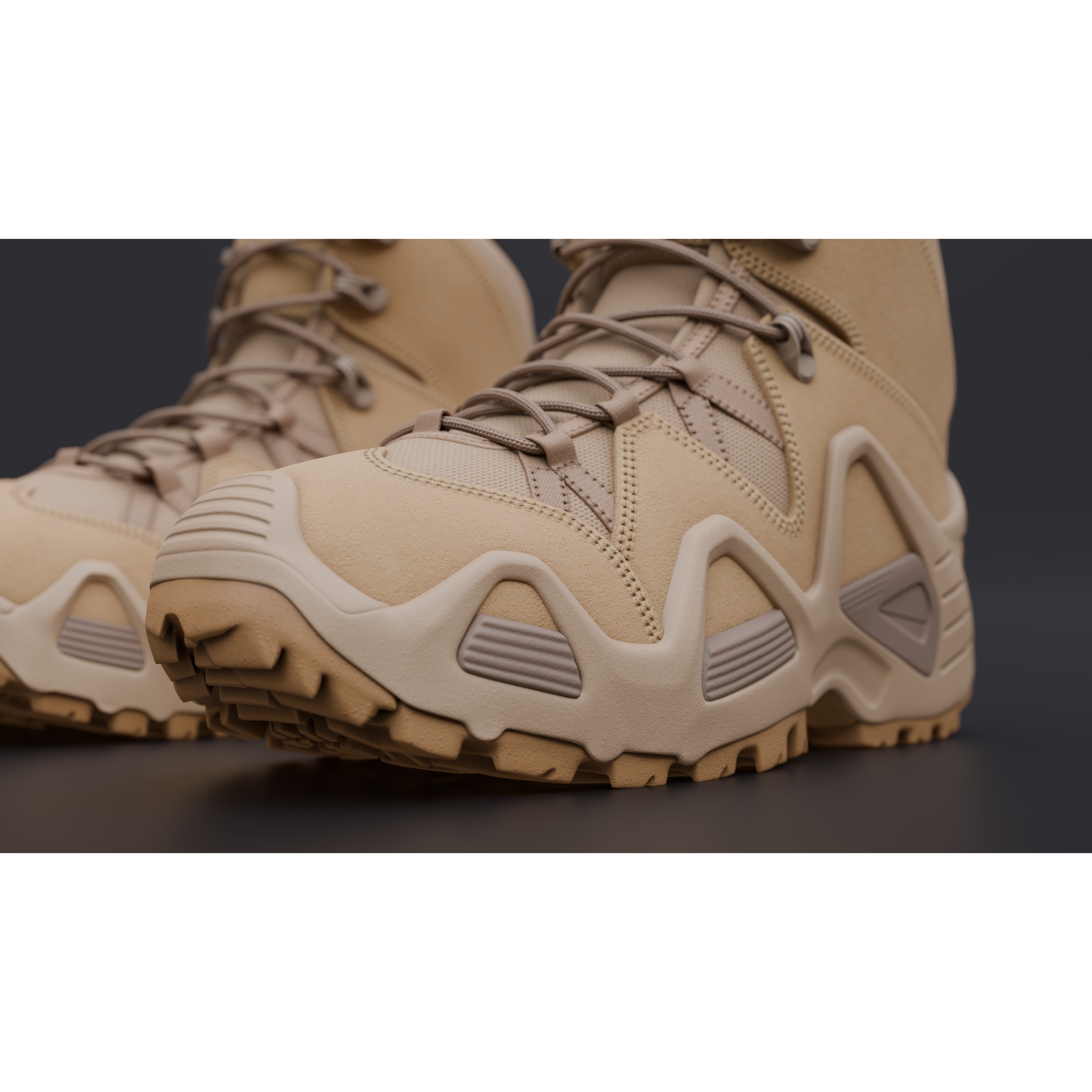 Lowa Zephyr Tactical Boots - Low-Poly Game-Ready 3D Model - View 44