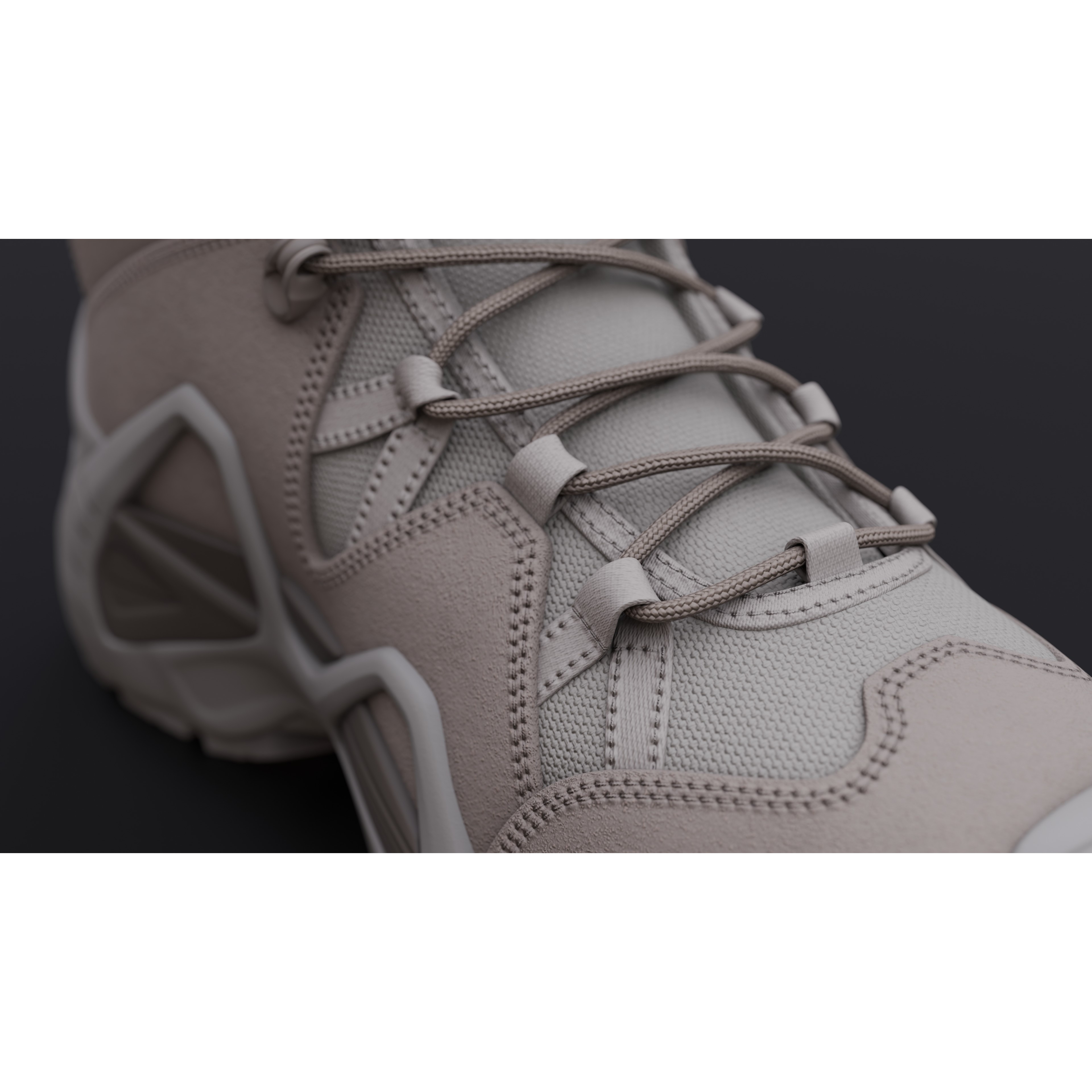 Lowa Zephyr Tactical Boots - Low-Poly Game-Ready 3D Model - View 48