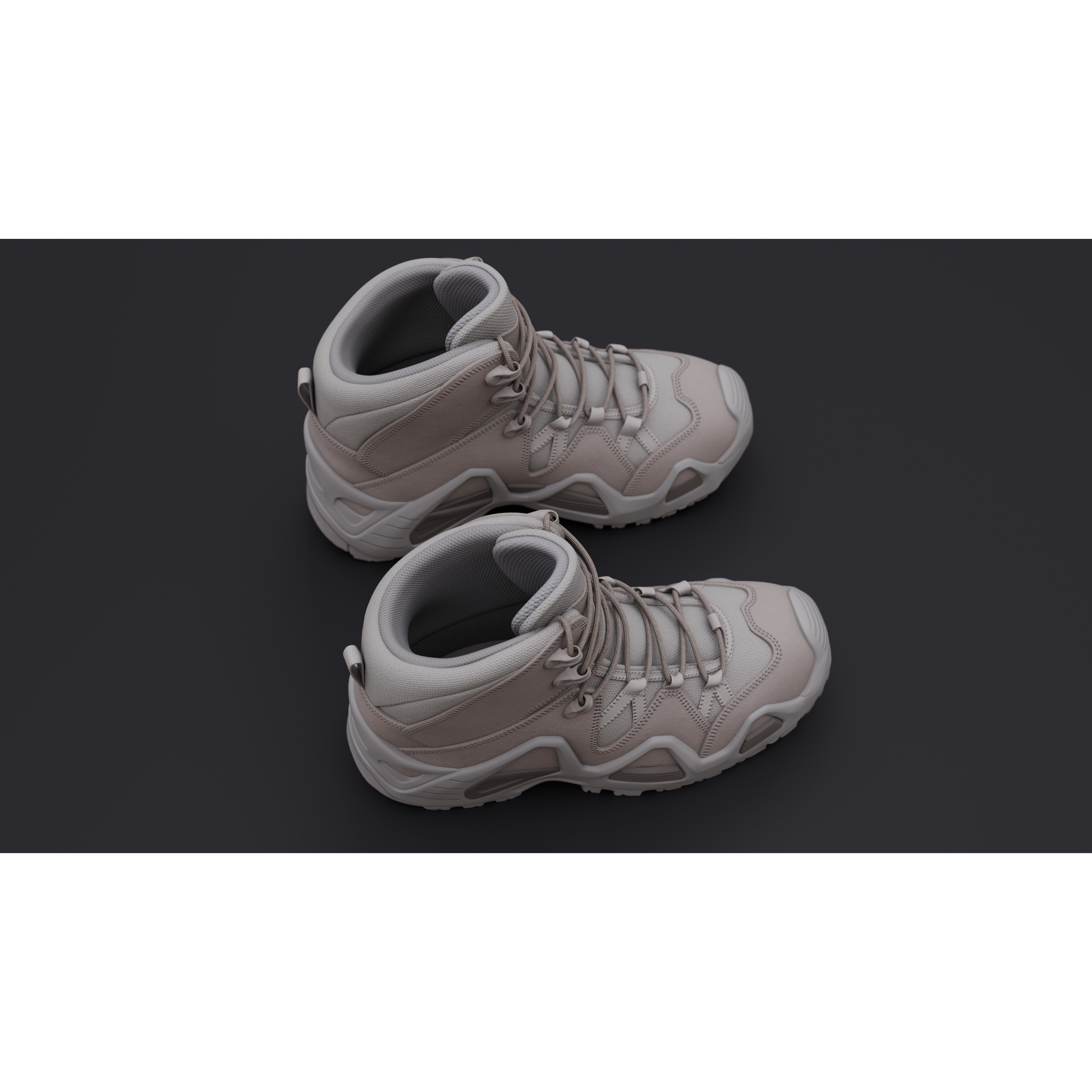 Lowa Zephyr Tactical Boots - Low-Poly Game-Ready 3D Model - View 50