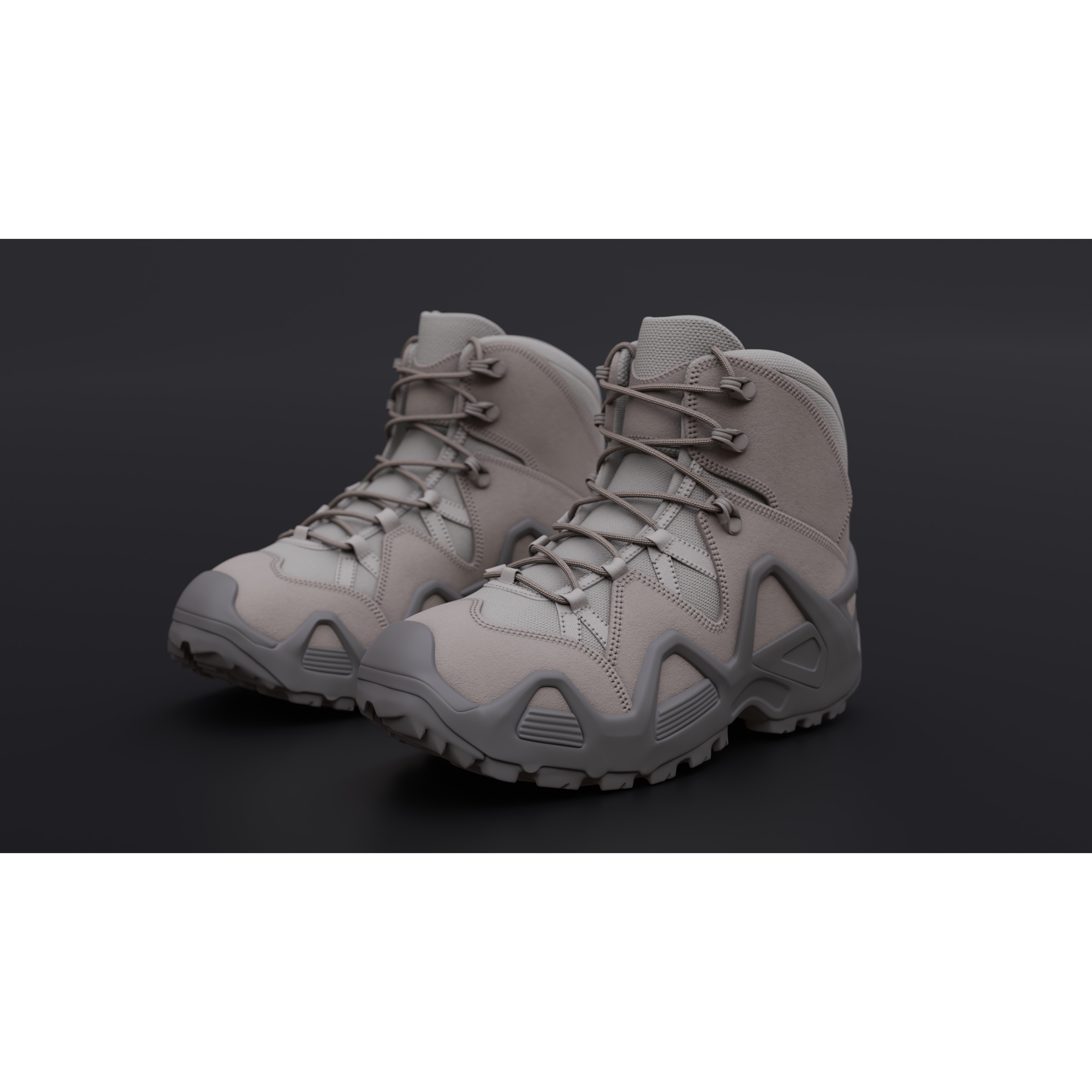 Lowa Zephyr Tactical Boots - Low-Poly Game-Ready 3D Model - View 53