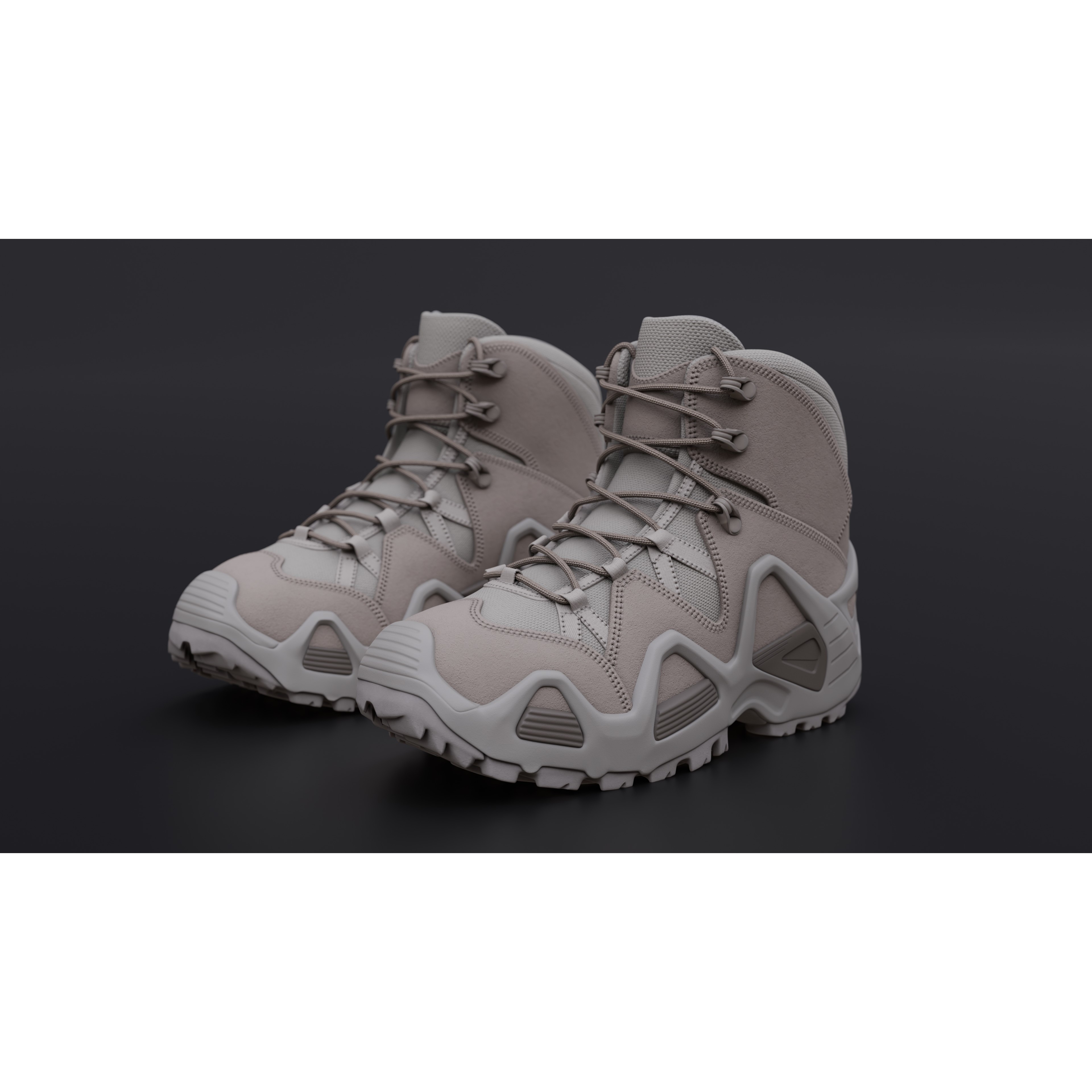 Lowa Zephyr Tactical Boots - Low-Poly Game-Ready 3D Model - View 54