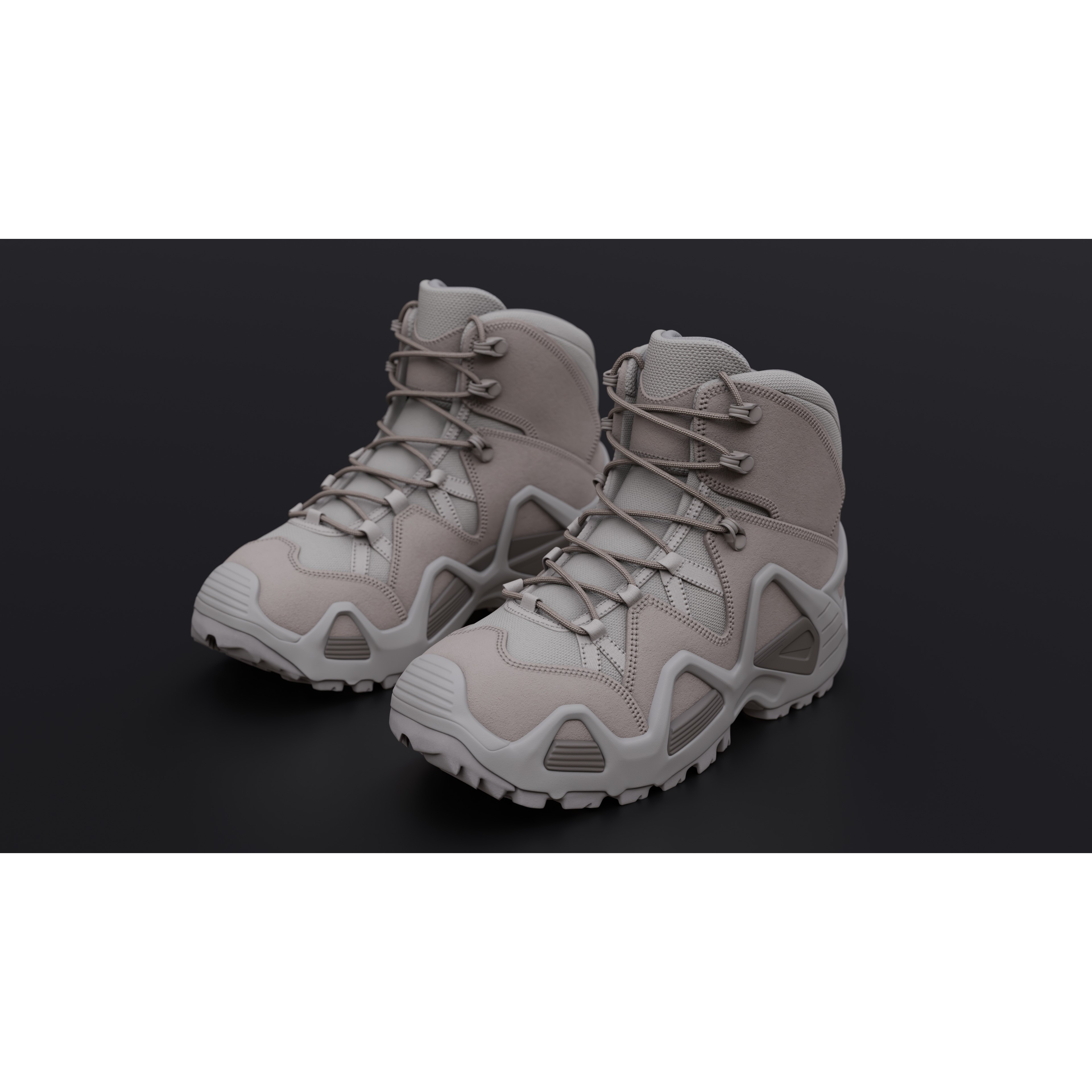 Lowa Zephyr Tactical Boots - Low-Poly Game-Ready 3D Model - View 57