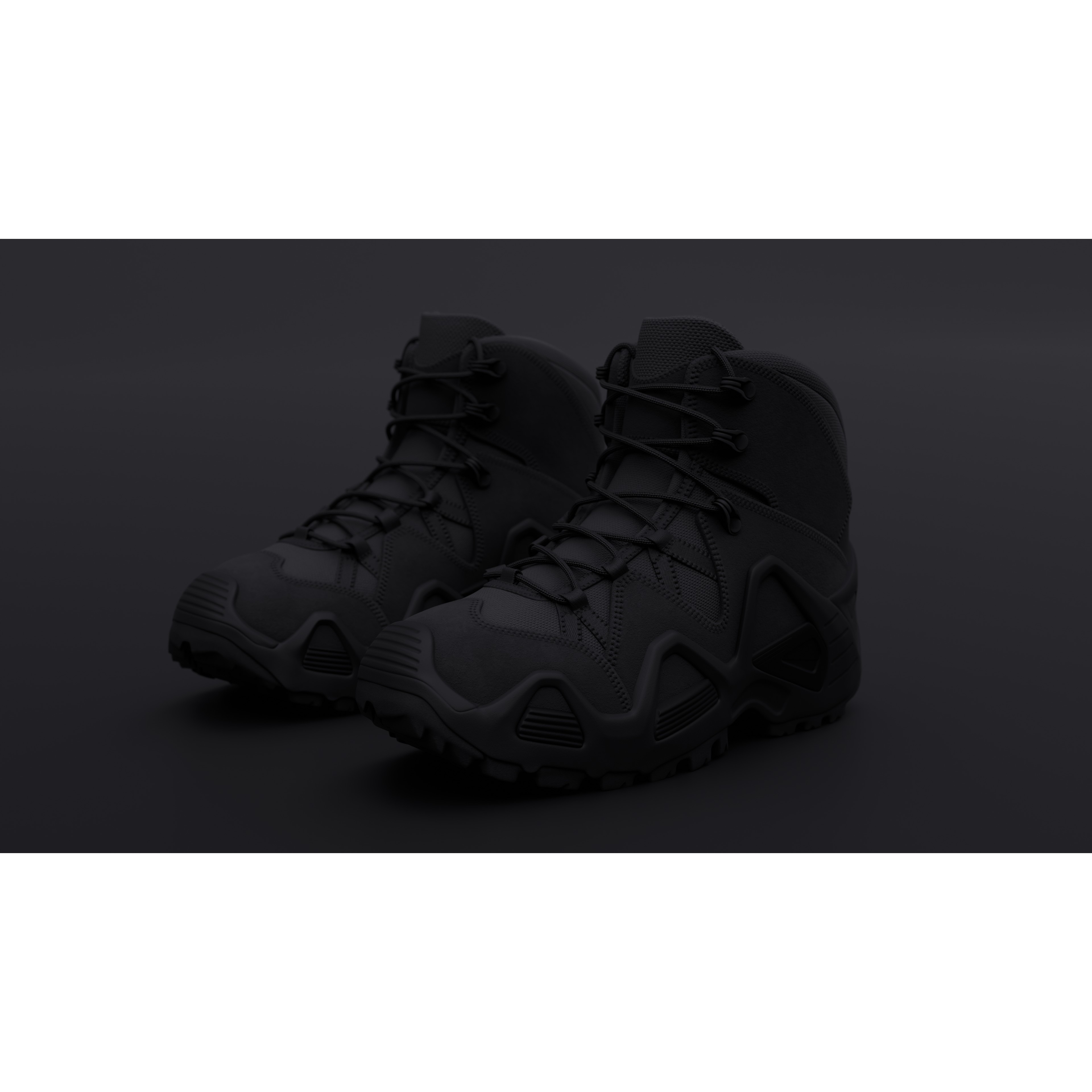 Lowa Zephyr Tactical Boots - Low-Poly Game-Ready 3D Model - View 68