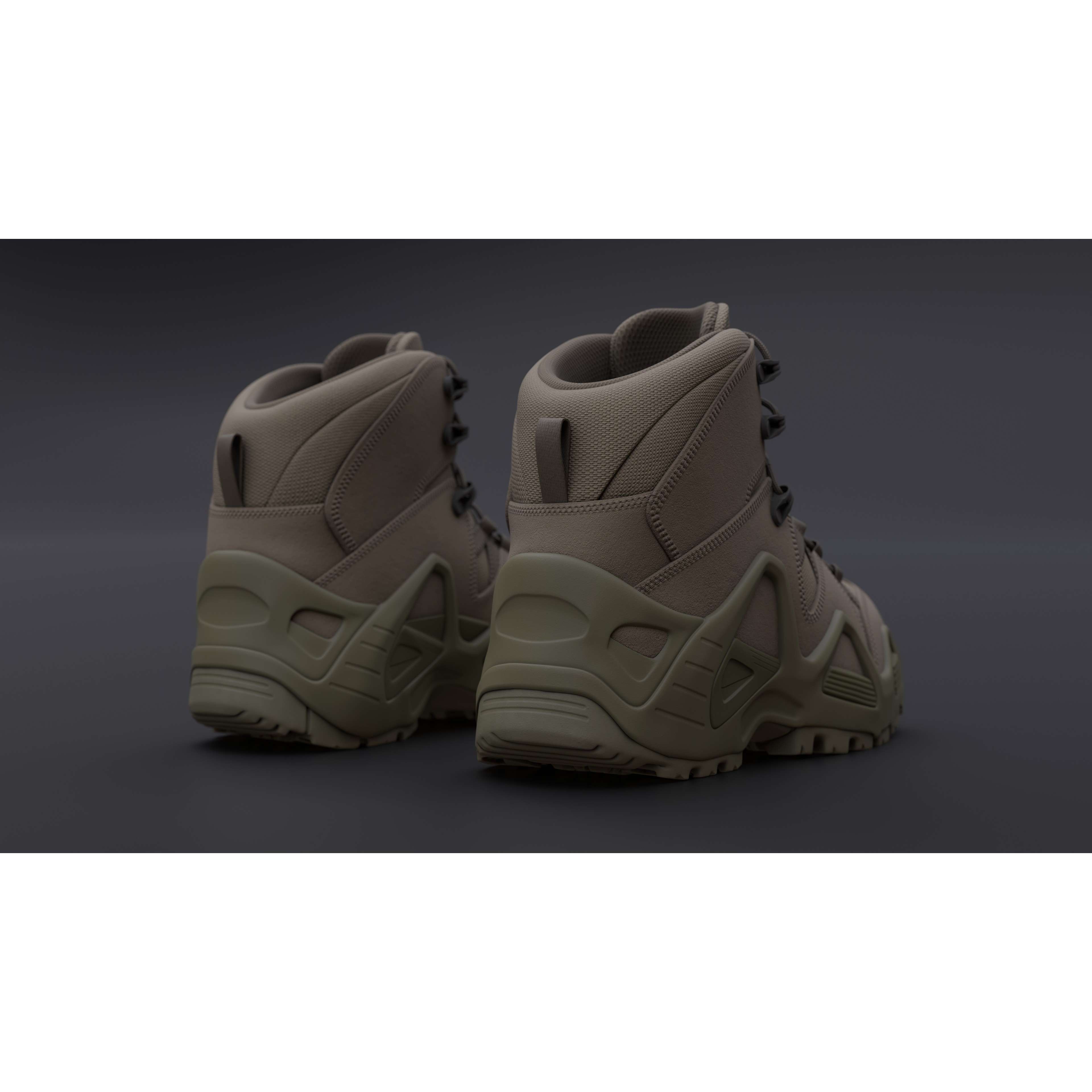 Lowa Zephyr Tactical Boots - Low-Poly Game-Ready 3D Model - View 75