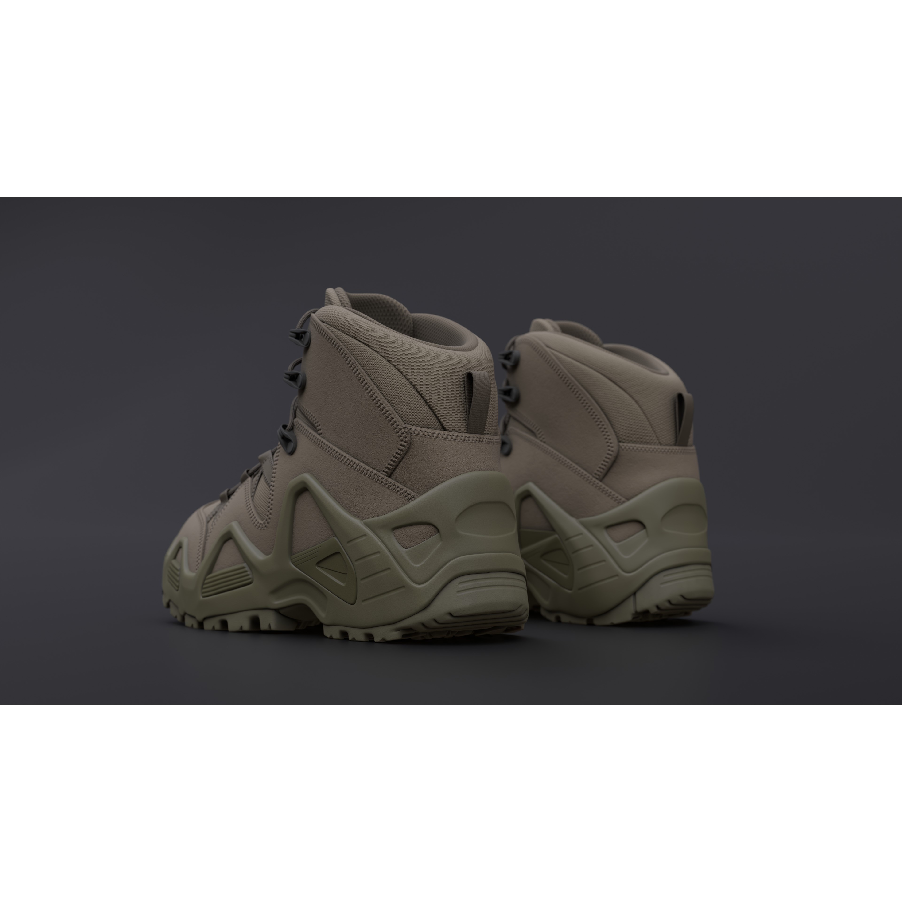 Lowa Zephyr Tactical Boots - Low-Poly Game-Ready 3D Model - View 78