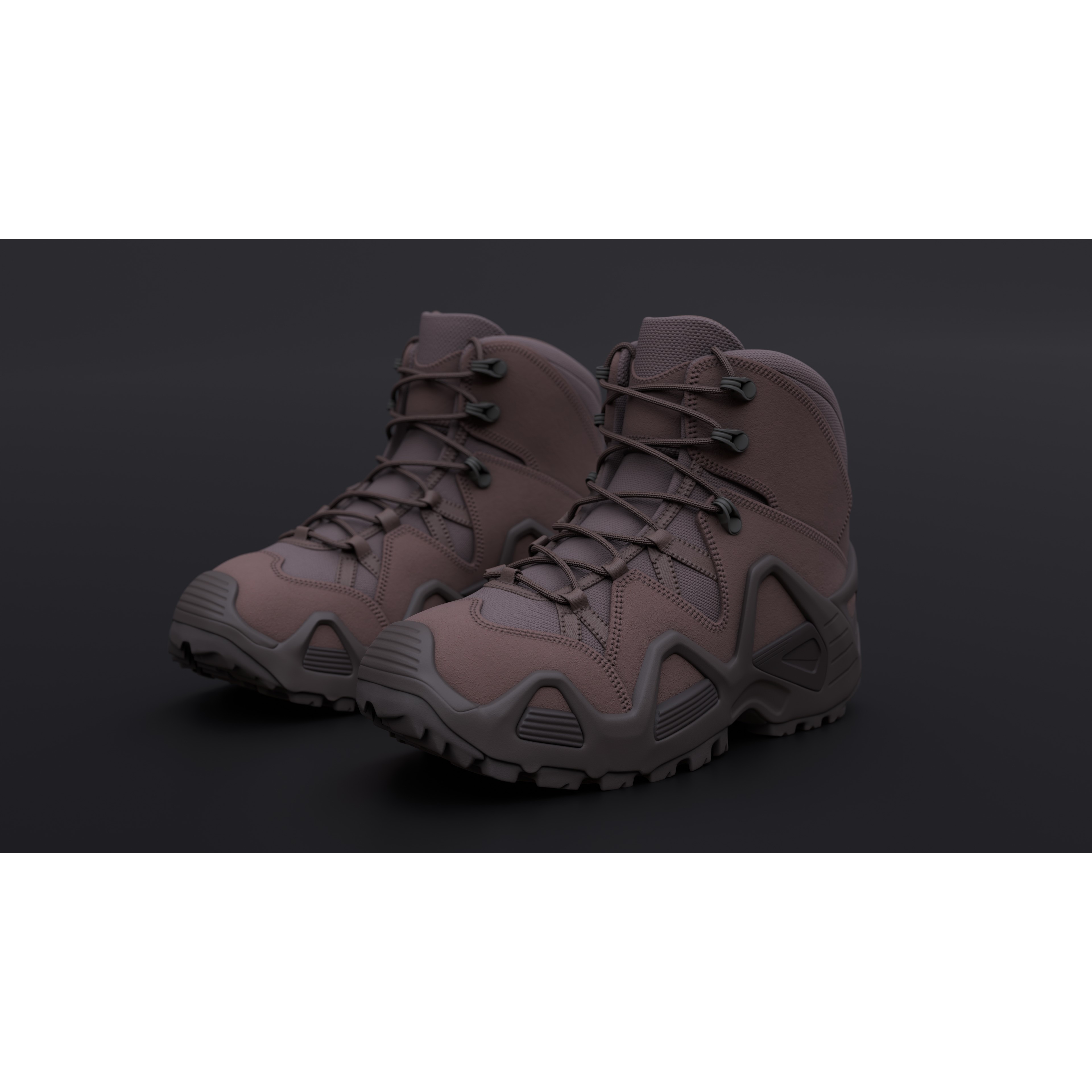 Lowa Zephyr Tactical Boots - Low-Poly Game-Ready 3D Model - View 83