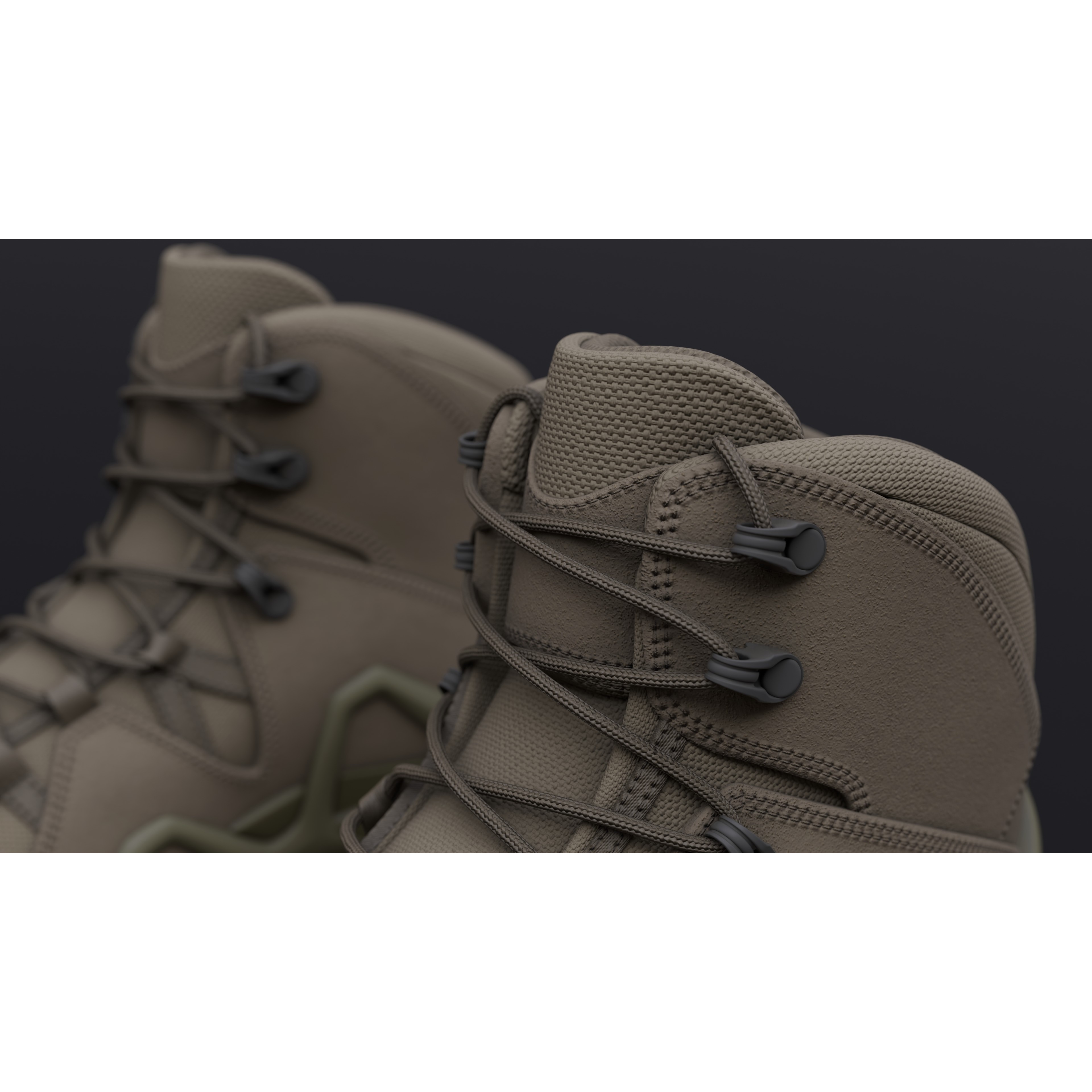 Lowa Zephyr Tactical Boots - Low-Poly Game-Ready 3D Model - View 84