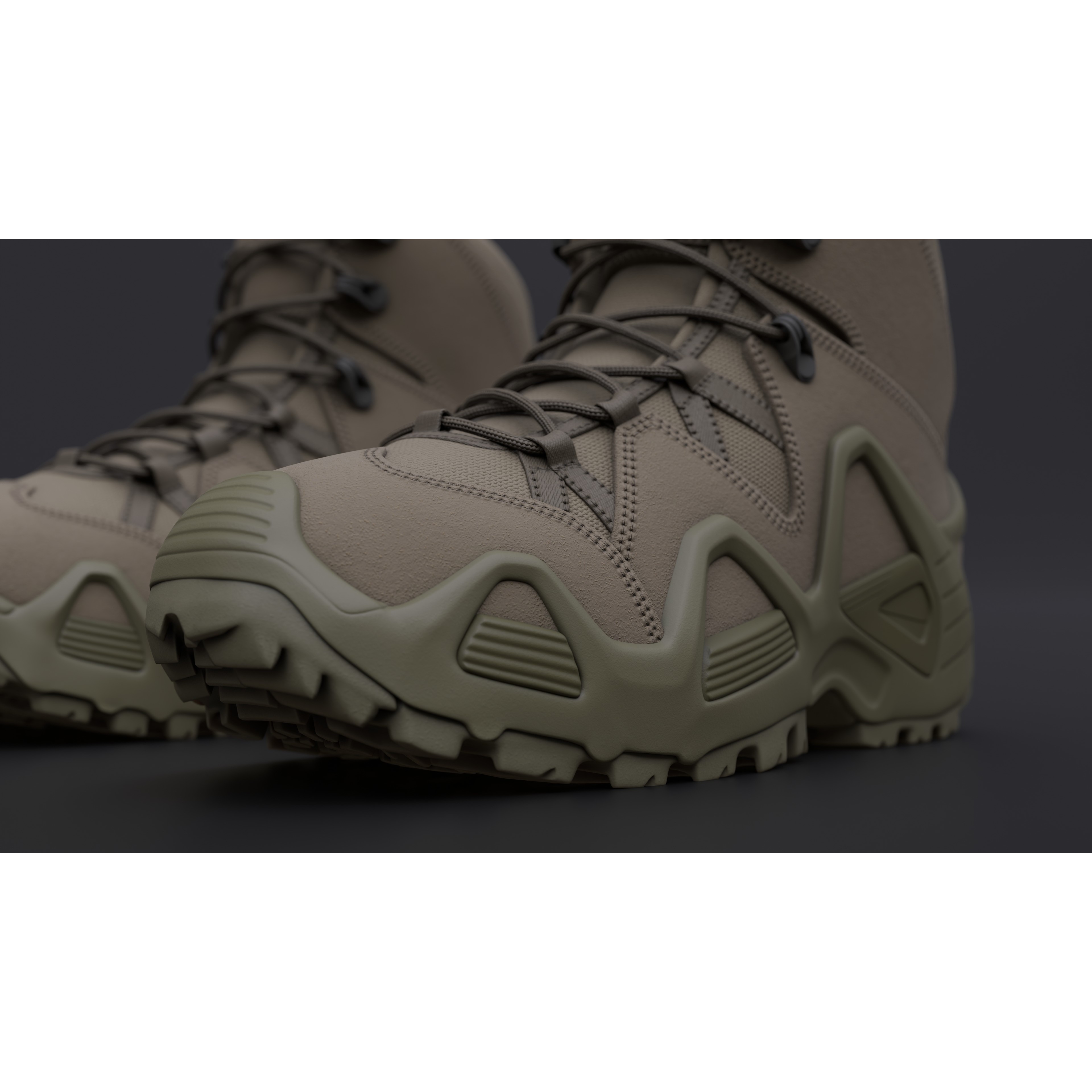 Lowa Zephyr Tactical Boots - Low-Poly Game-Ready 3D Model - View 86