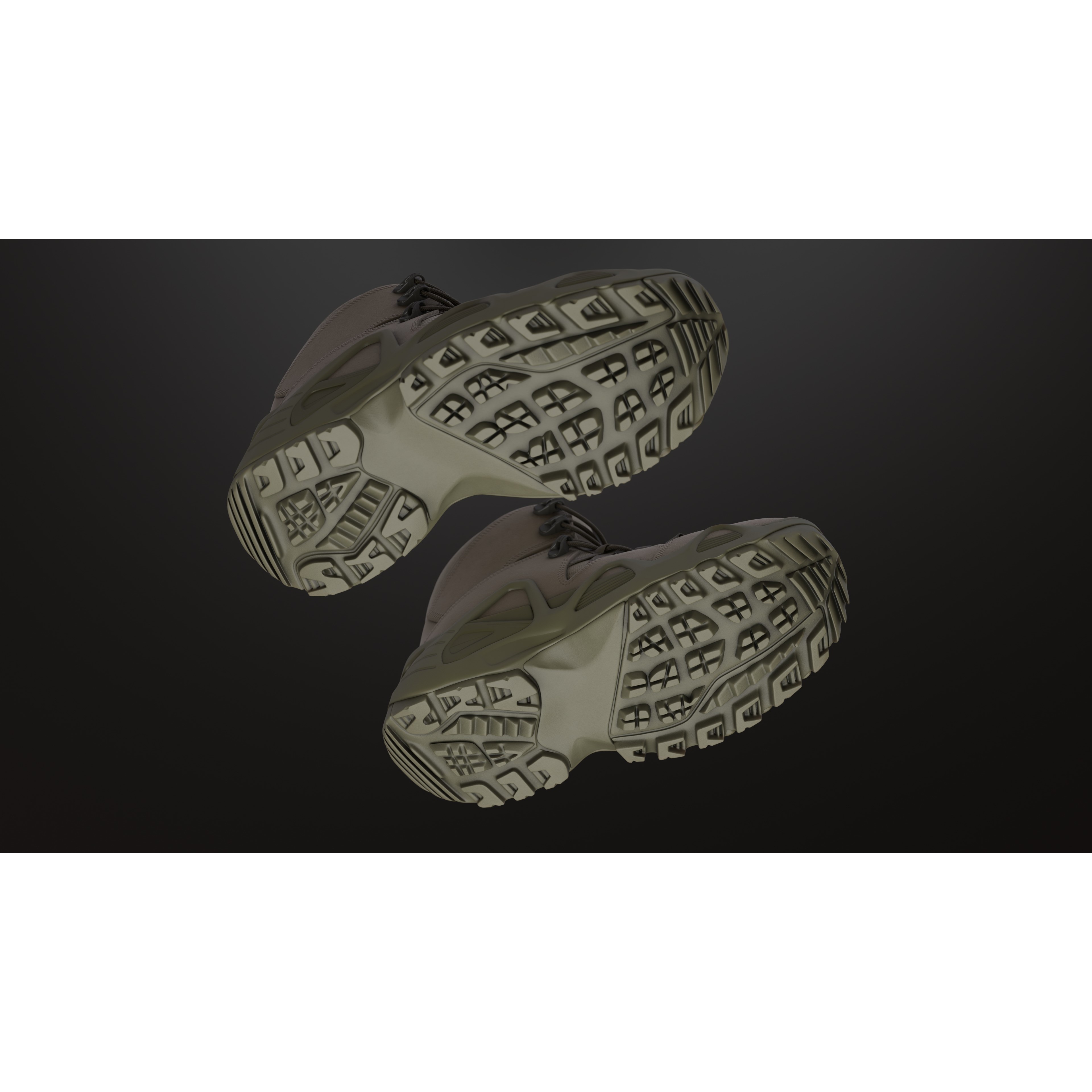 Lowa Zephyr Tactical Boots - Low-Poly Game-Ready 3D Model - View 88