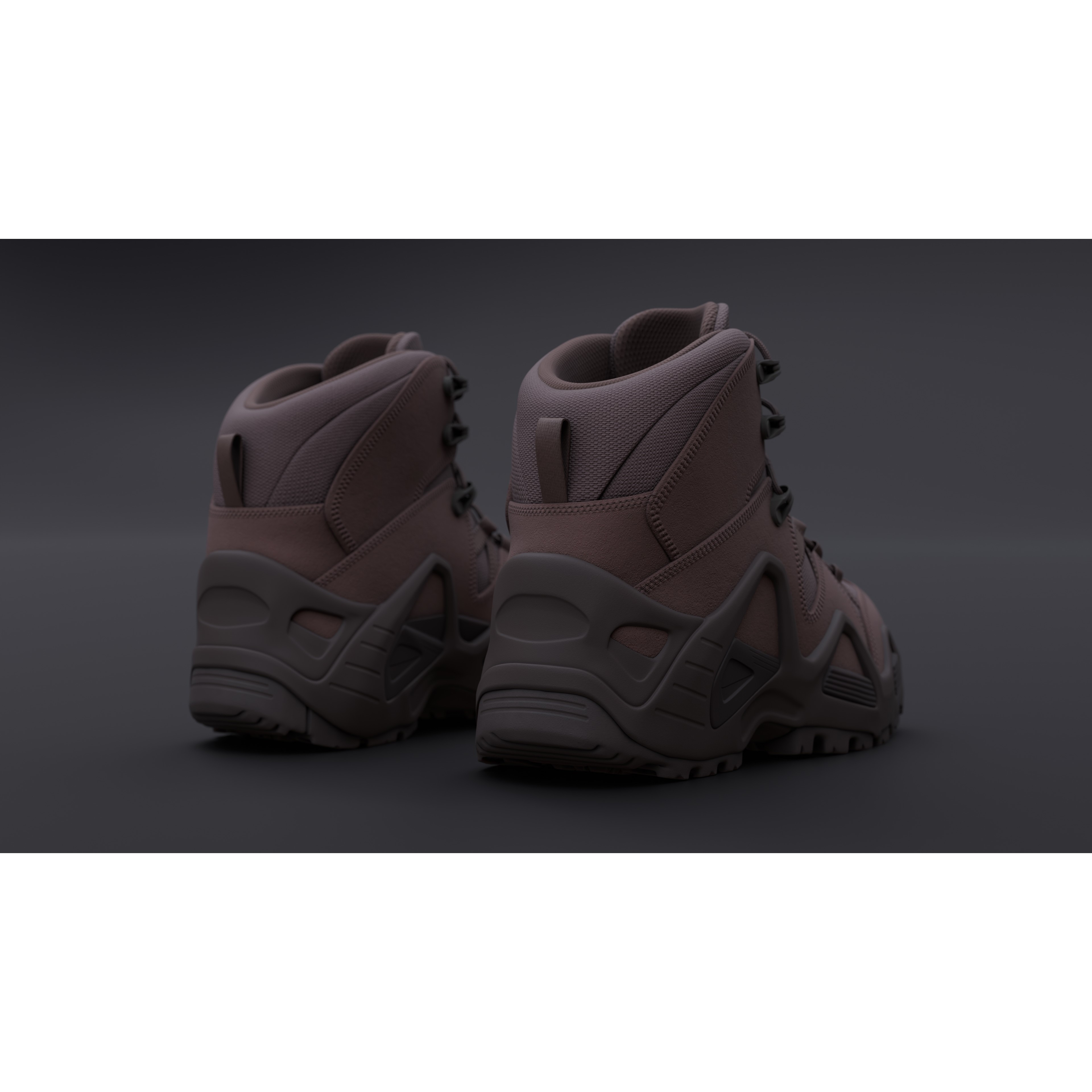 Lowa Zephyr Tactical Boots - Low-Poly Game-Ready 3D Model - View 89