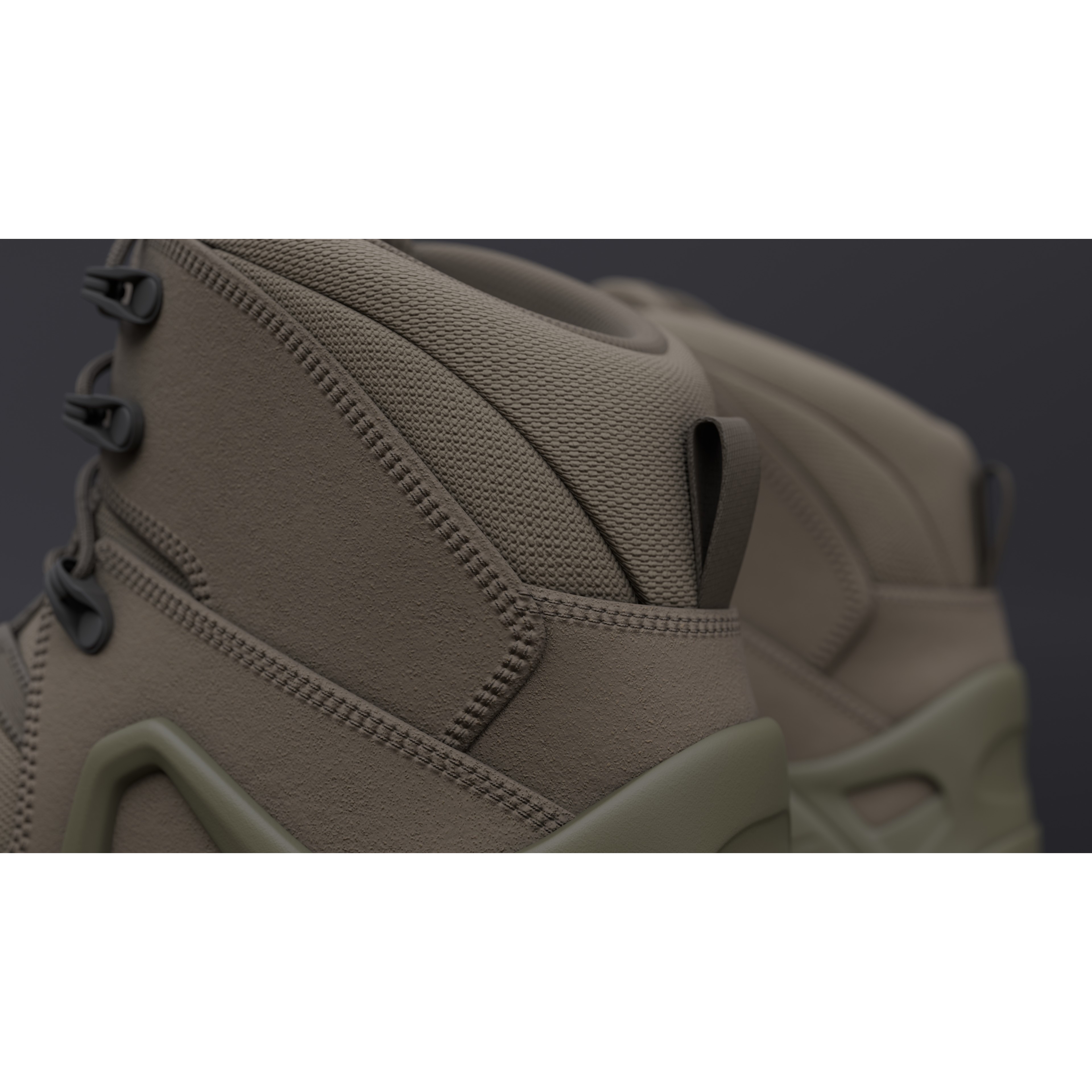 Lowa Zephyr Tactical Boots - Low-Poly Game-Ready 3D Model - View 90