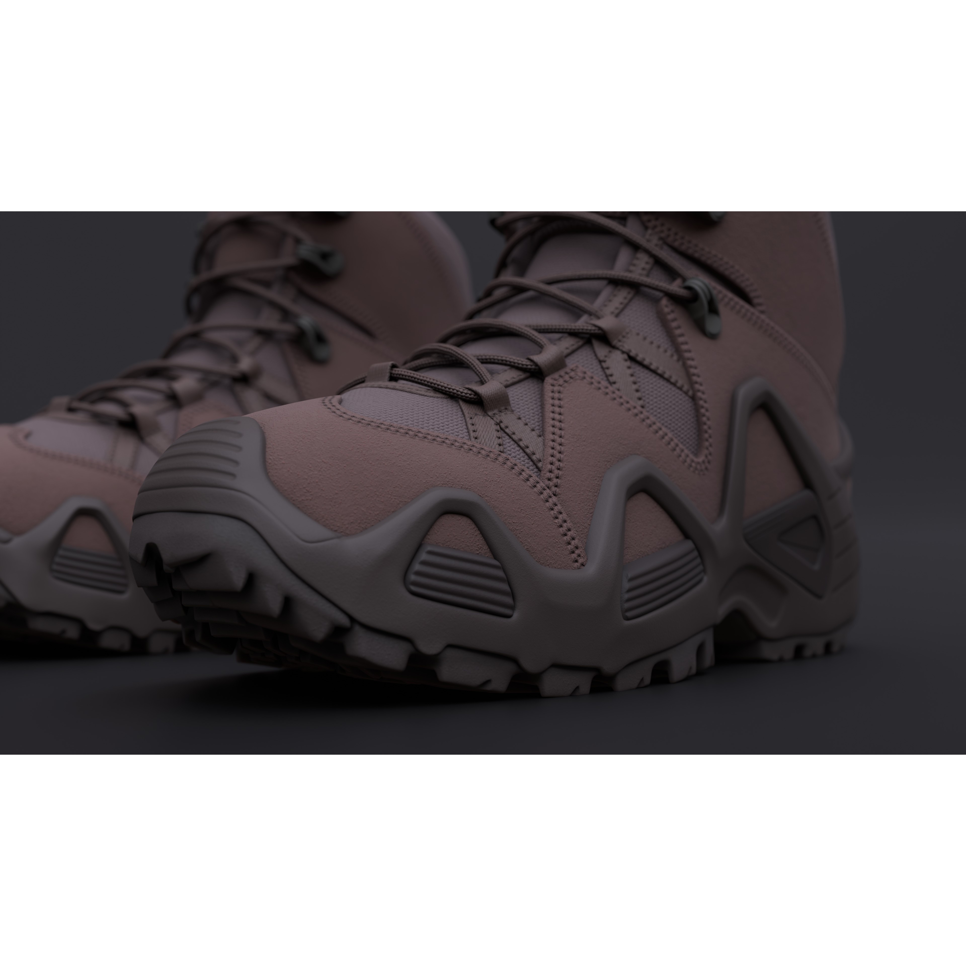 Lowa Zephyr Tactical Boots - Low-Poly Game-Ready 3D Model - View 91